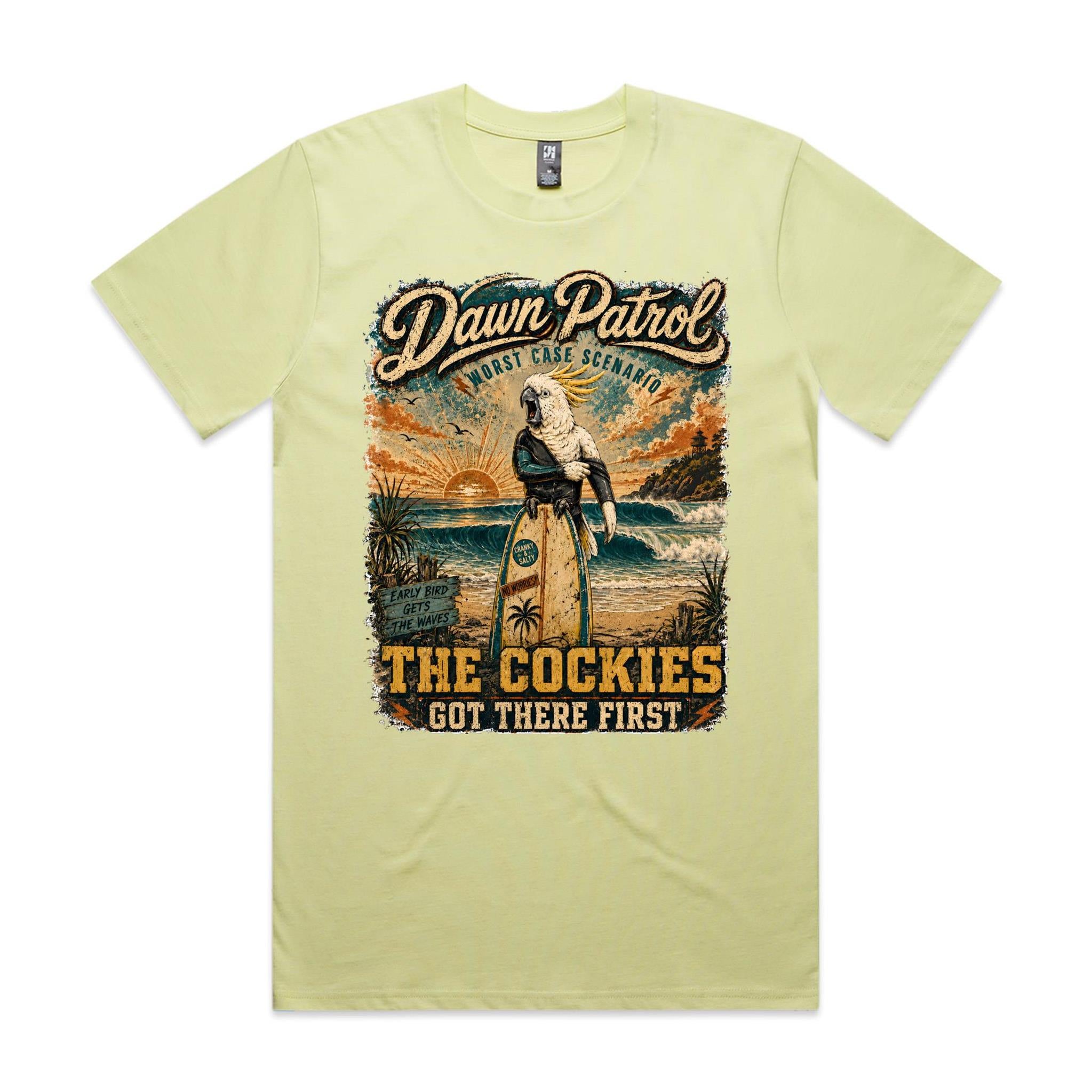 Dawn Patrol — The Cockies Got There First | Cockatoo Surf Tee