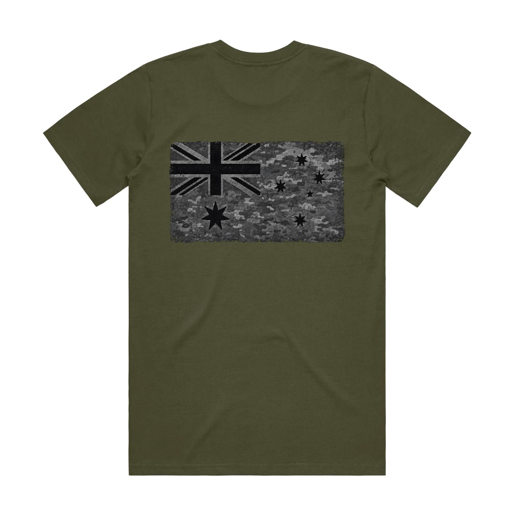 Australian Flag — Grey Camo | The Serious Corner