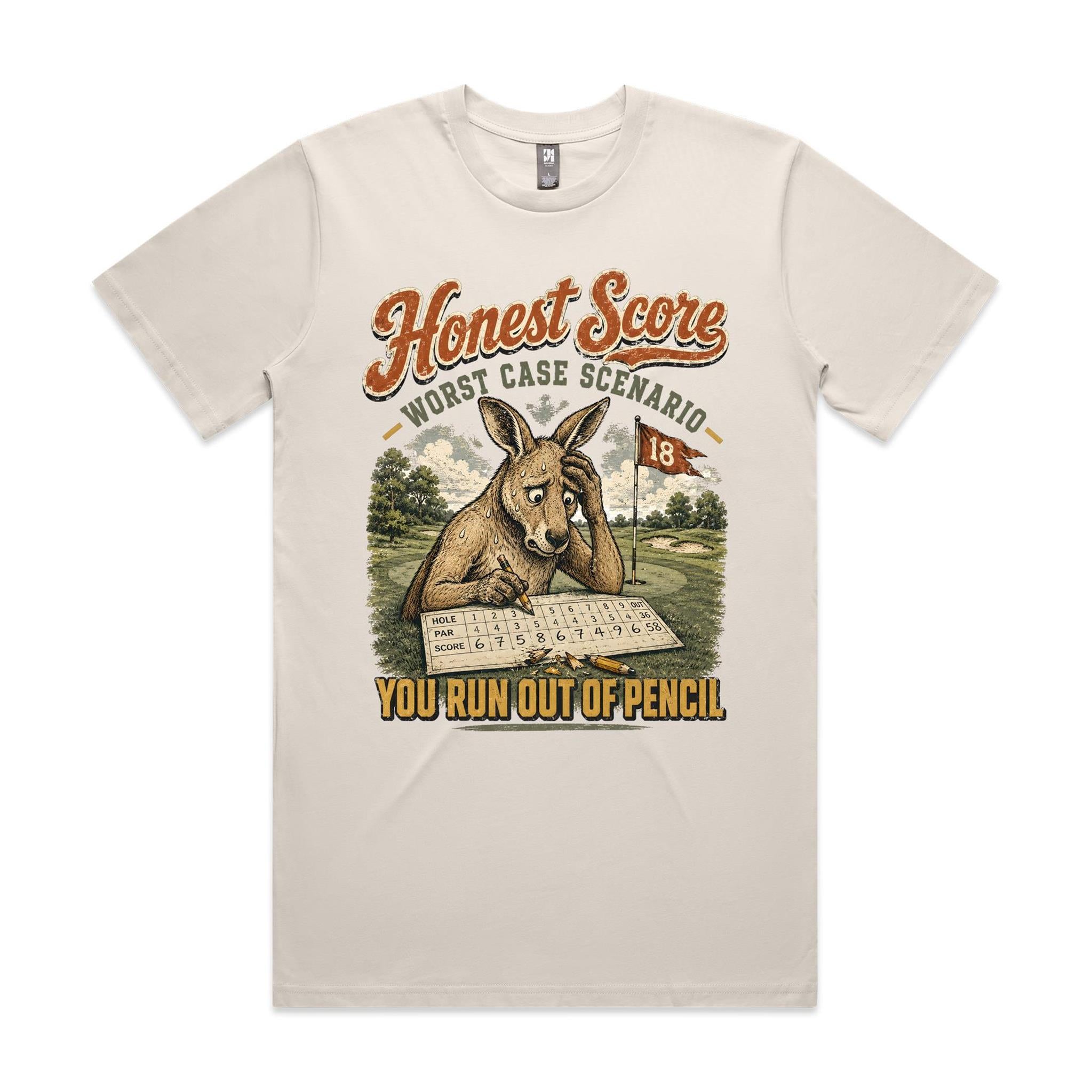 Honest Score — Worst Case Scenario | Golf Kangaroo Tee