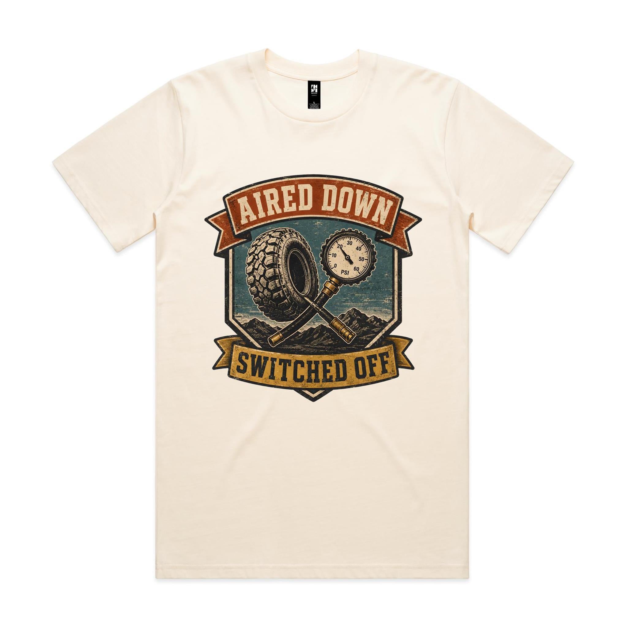Aired Down, Switched Off — 4WD Tee