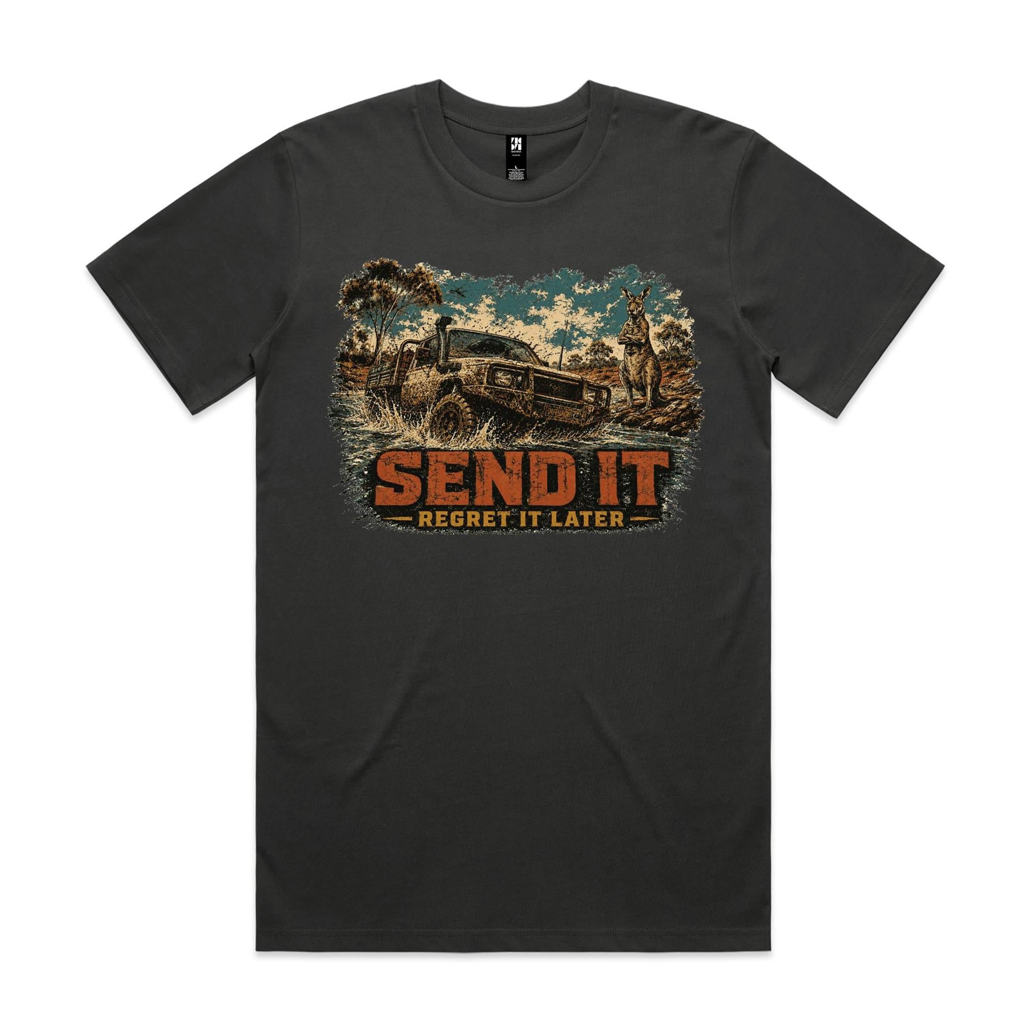 Send It, Regret It Later — 4WD Kangaroo Tee
