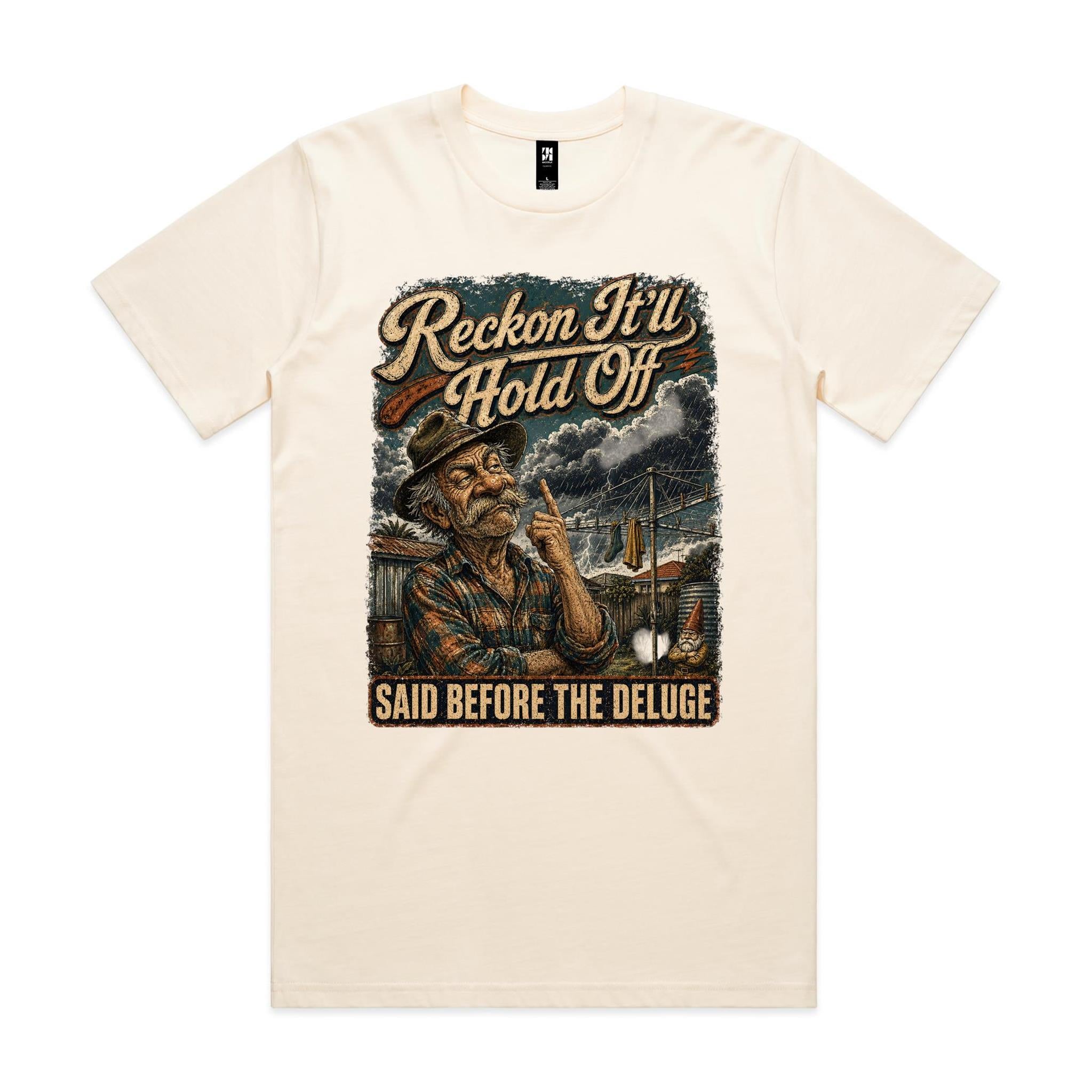Reckon It'll Hold Off | Backyard Forecaster Tee
