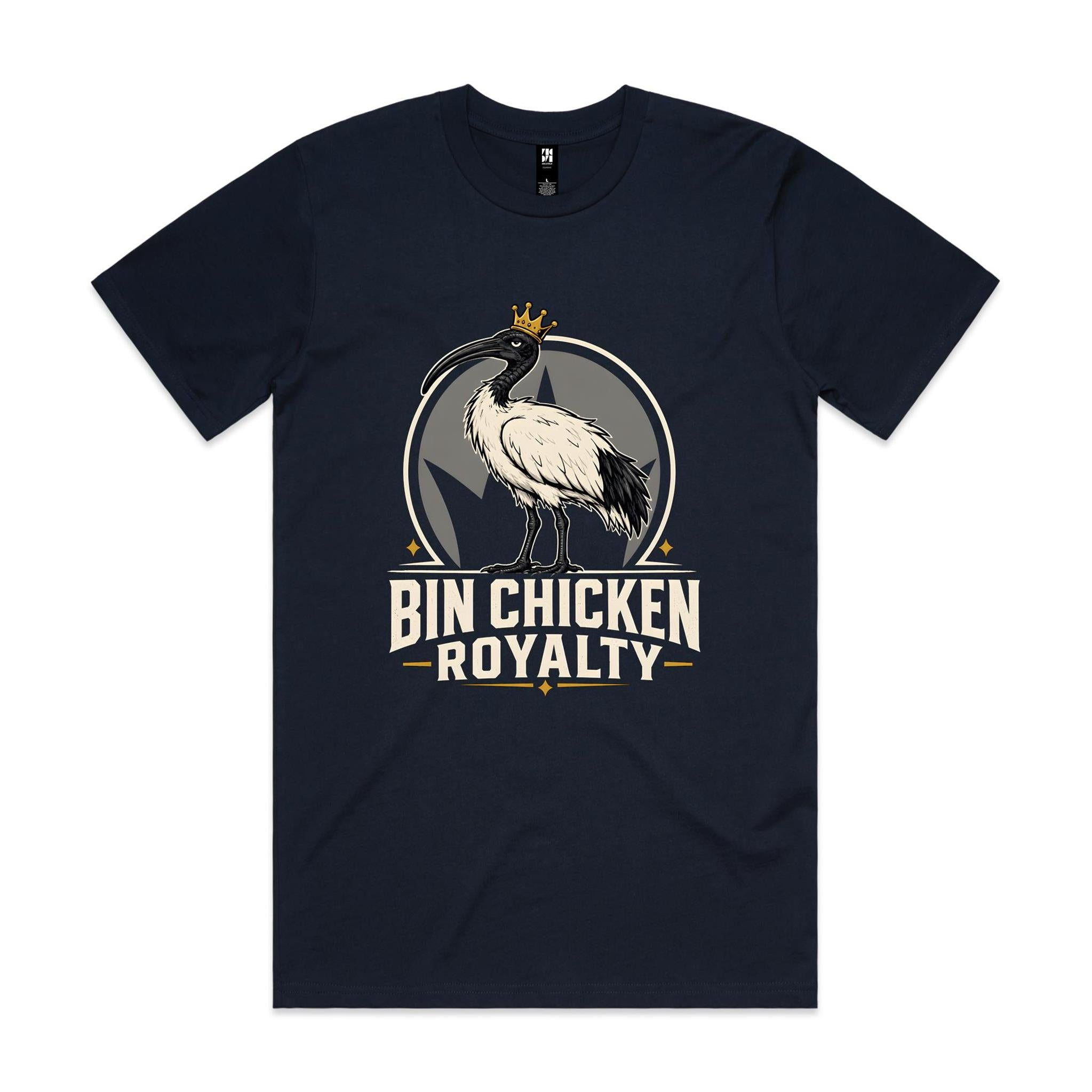 Bin Chicken Royalty — Crowned Ibis Tee