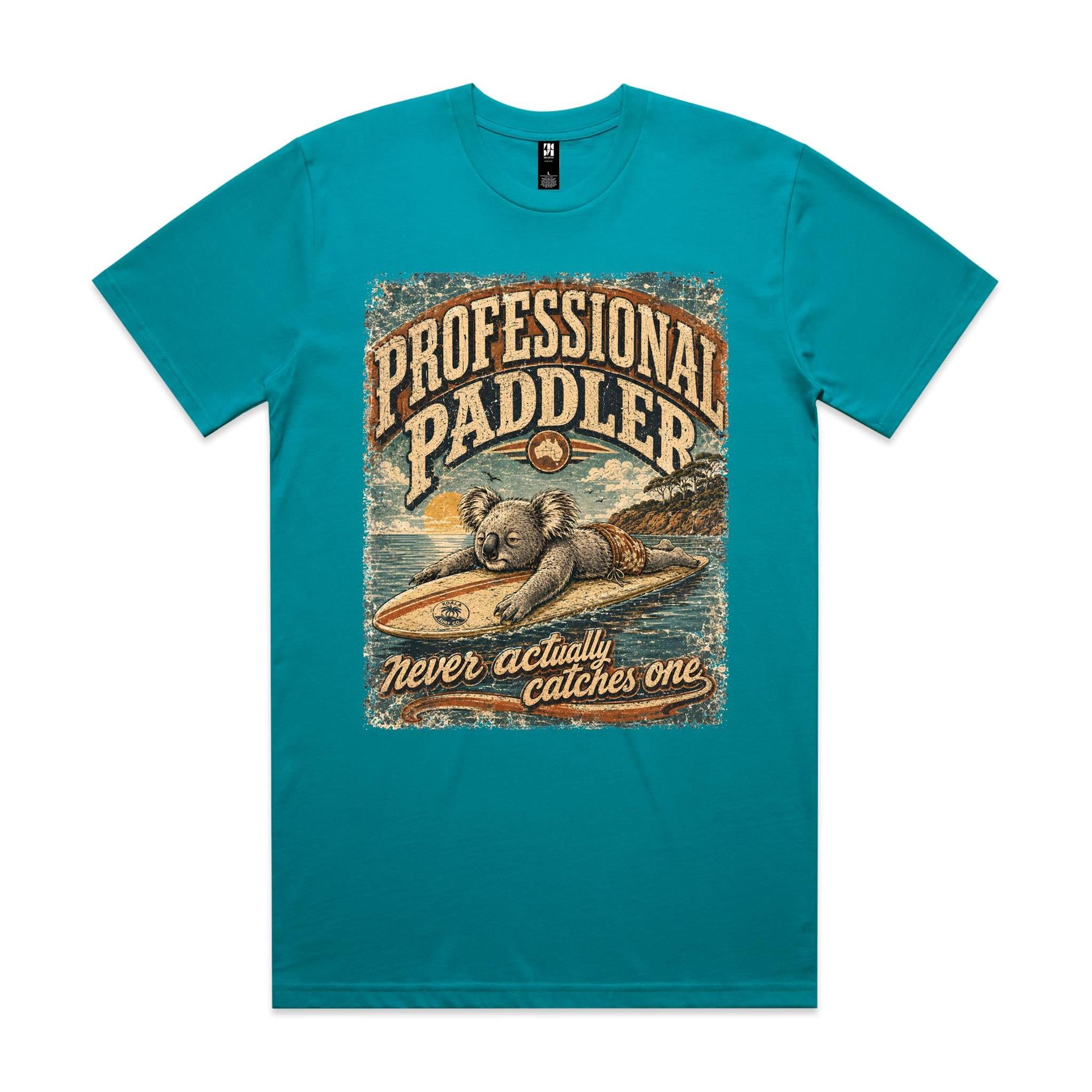 Professional Paddler — Never Actually Catches One | Koala Surf Tee