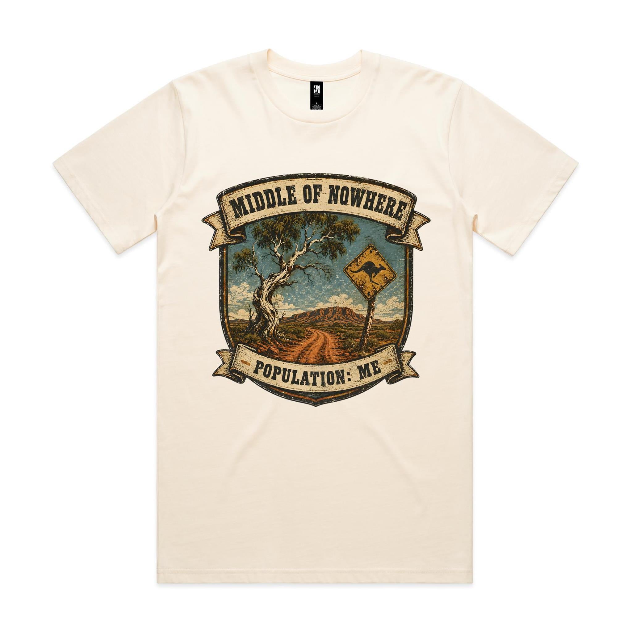 Middle of Nowhere, Population: Me — 4WD Tee