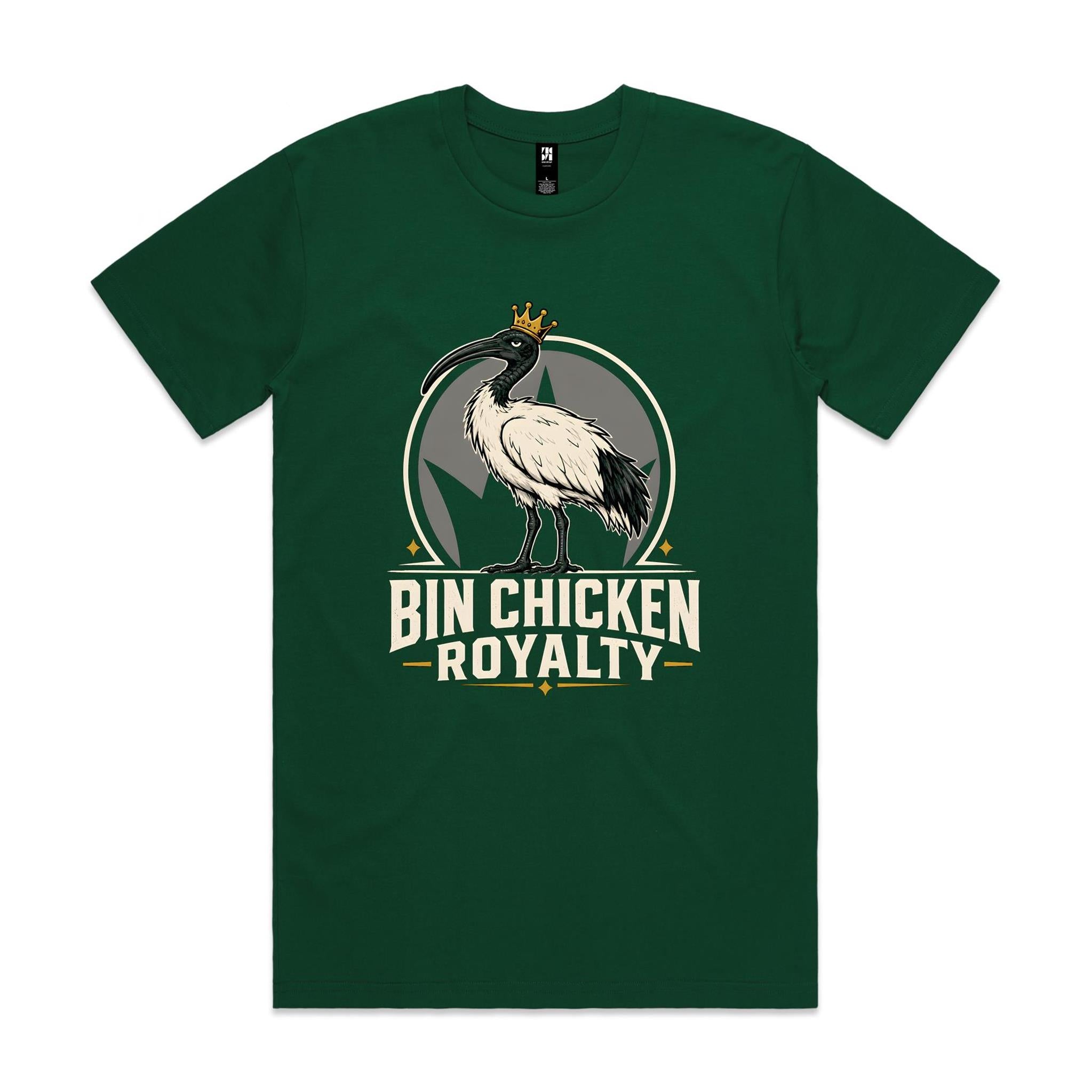 Bin Chicken Royalty — Crowned Ibis Tee