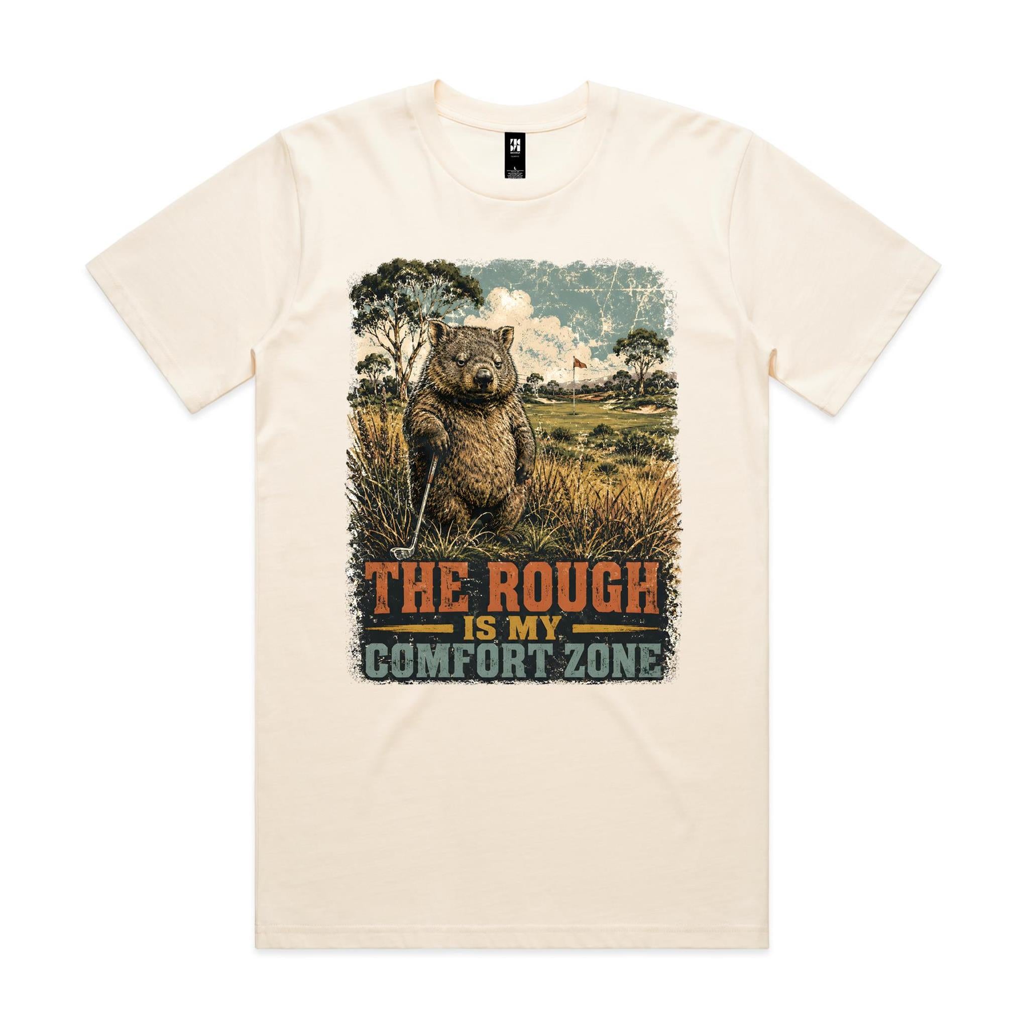 The Rough Is My Comfort Zone — Wombat Golf Tee