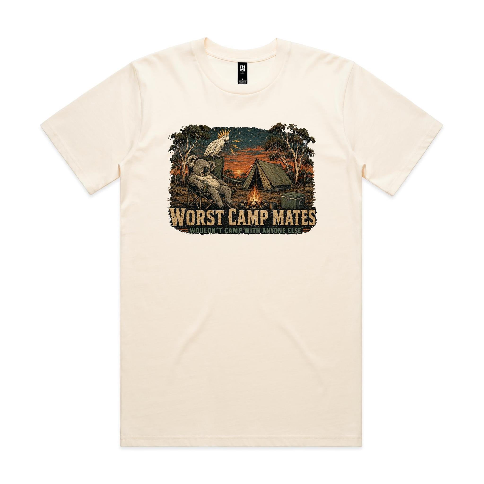 Worst Camp Mates — Wouldn't Camp With Anyone Else | Koala Cockatoo Tee