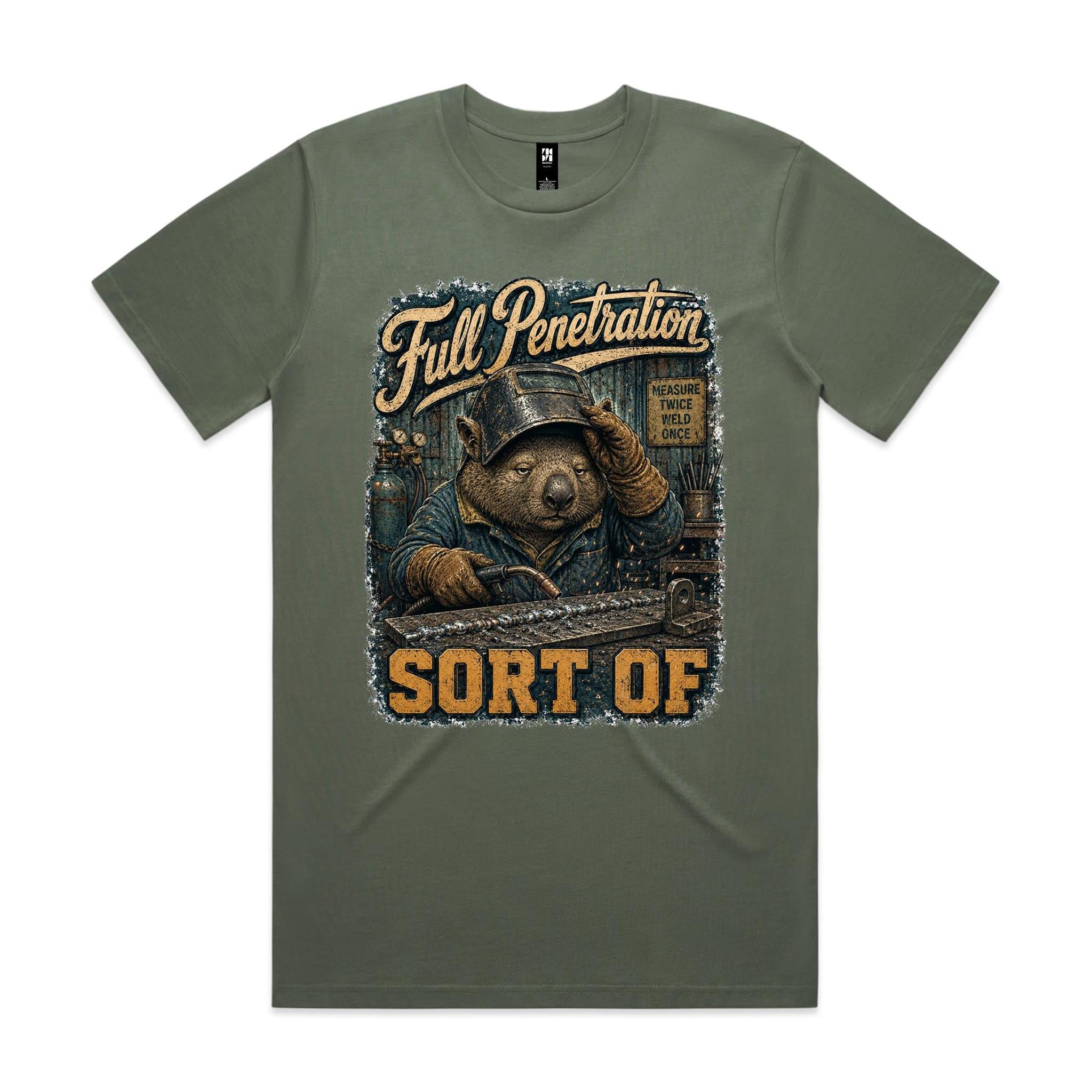 Full Penetration — Sort Of | Wombat Welder Tee