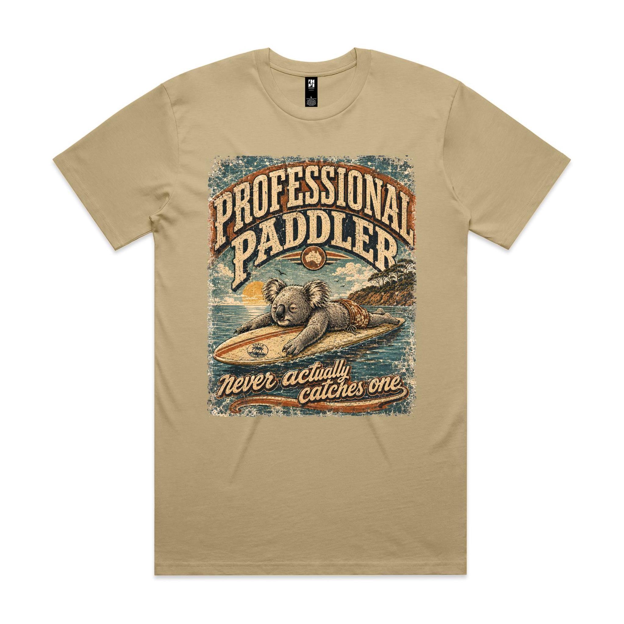 Professional Paddler — Never Actually Catches One | Koala Surf Tee