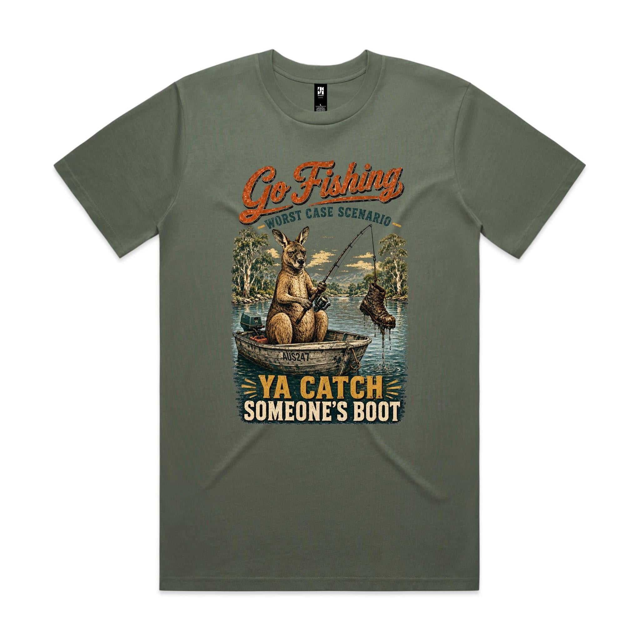 Ya Catch Someone's Boot | Kangaroo Fishing Tee