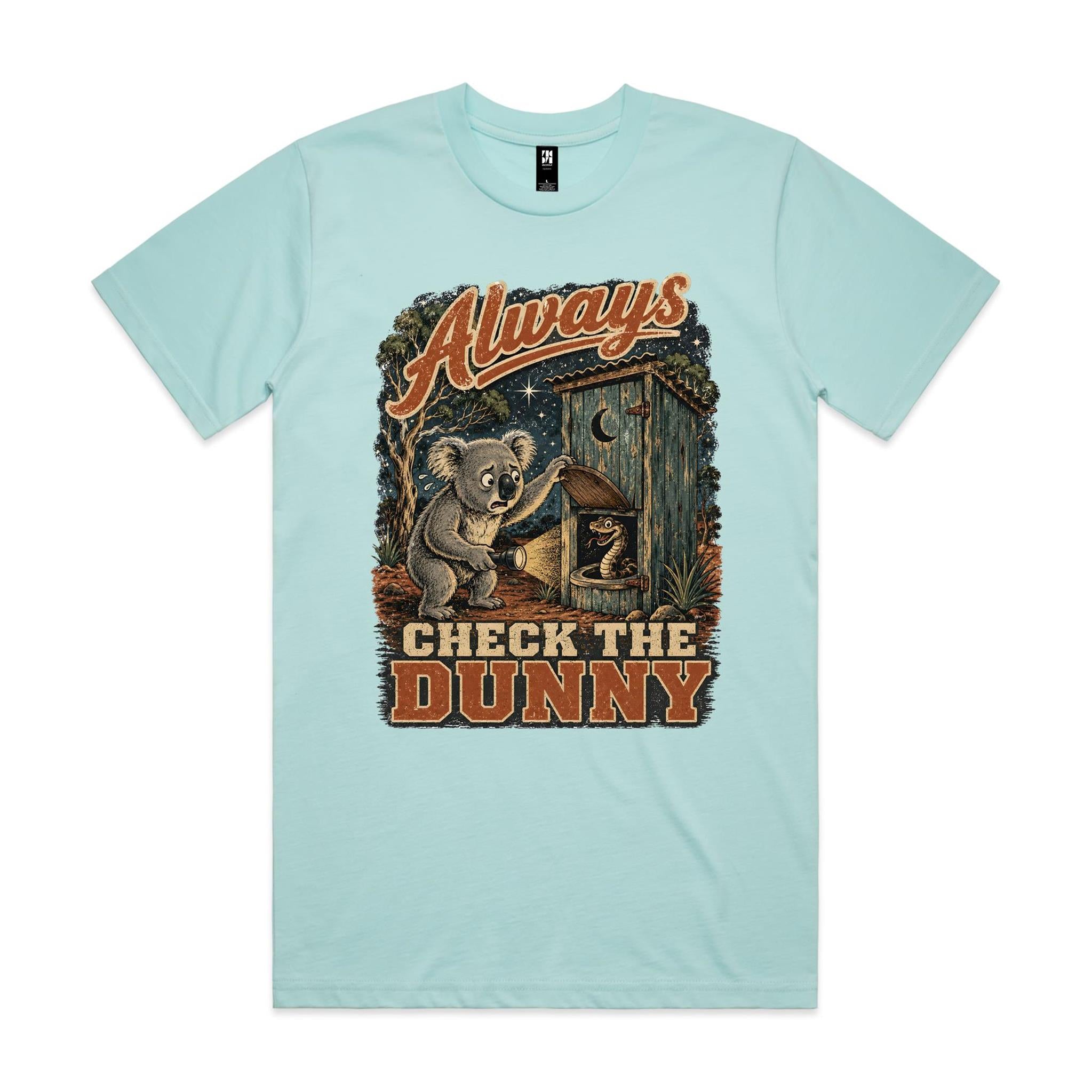 Always Check the Dunny — Koala Snake Tee