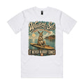 Waiting for the Set — It Never Bloody Comes | Kangaroo Surf Tee