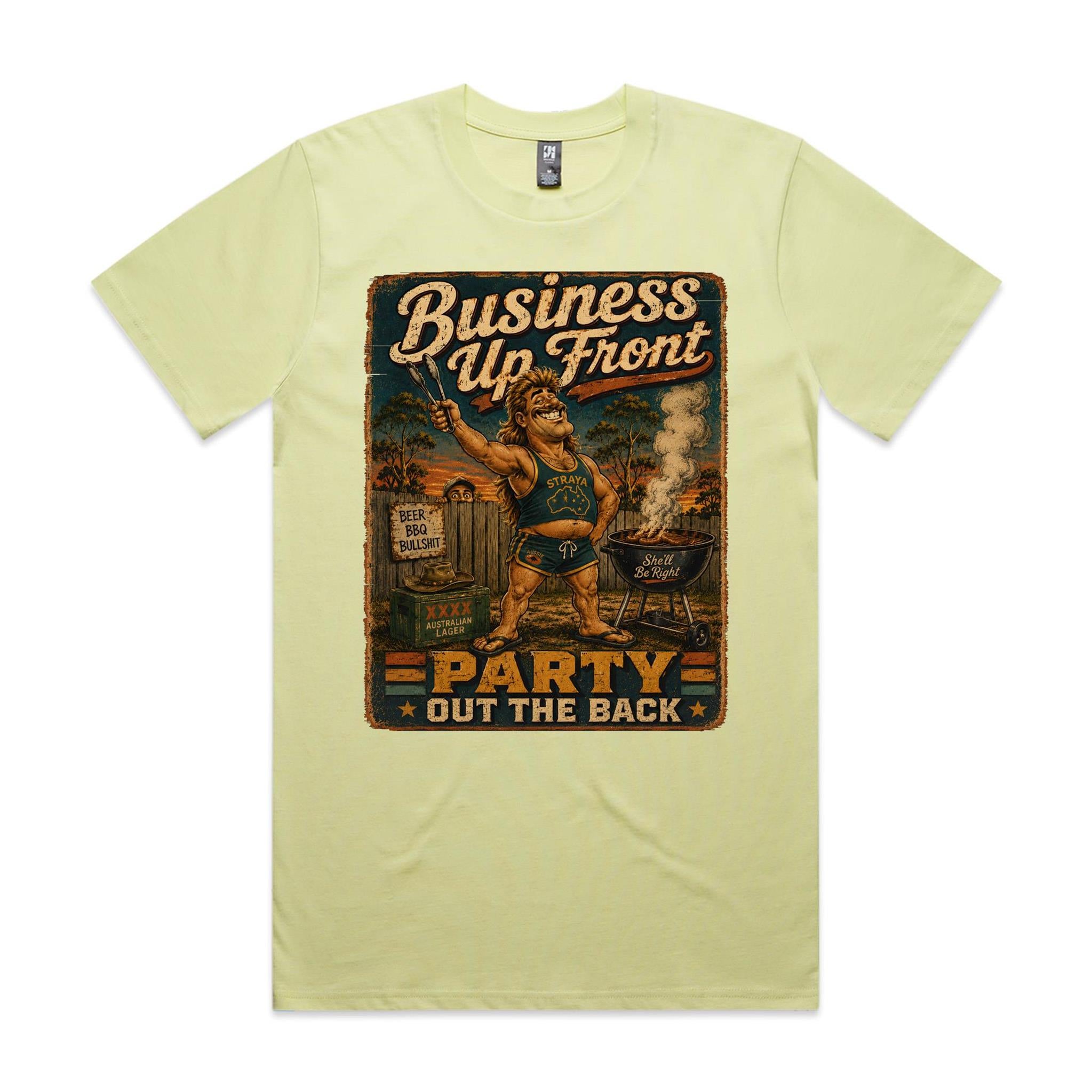 Business Up Front, Party Out the Back | Mullet Tee