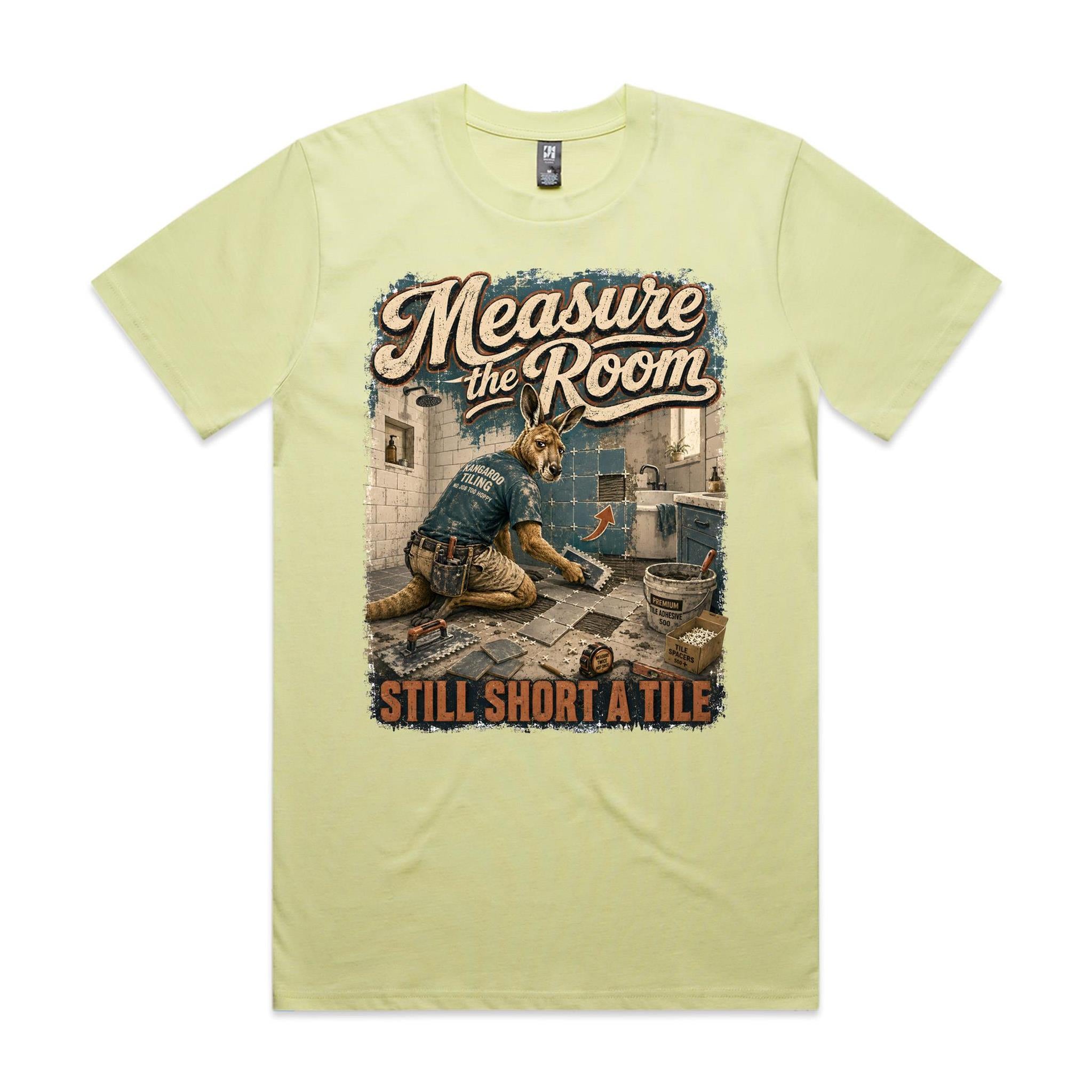 Measure the Room — Still Short a Tile | Kangaroo Tiler Tee