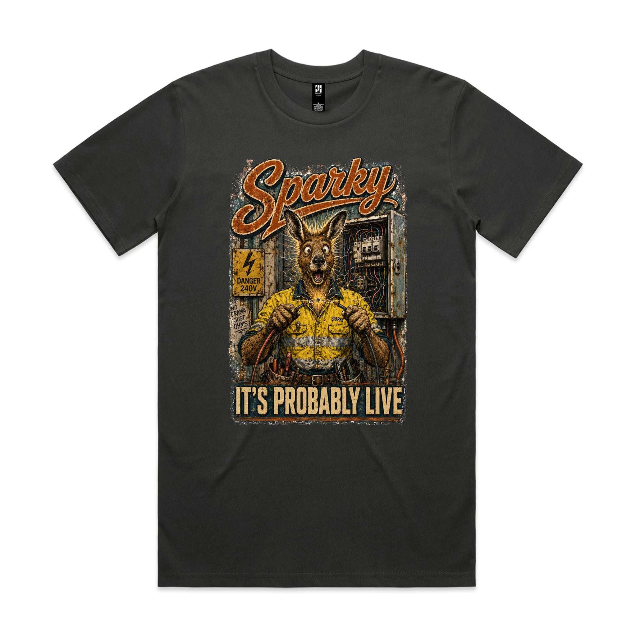 Sparky — It's Probably Live | Kangaroo Sparky Tee