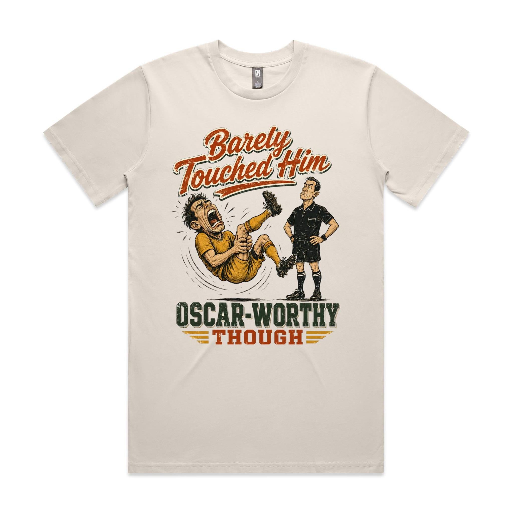 Barely Touched Him | Football Tee