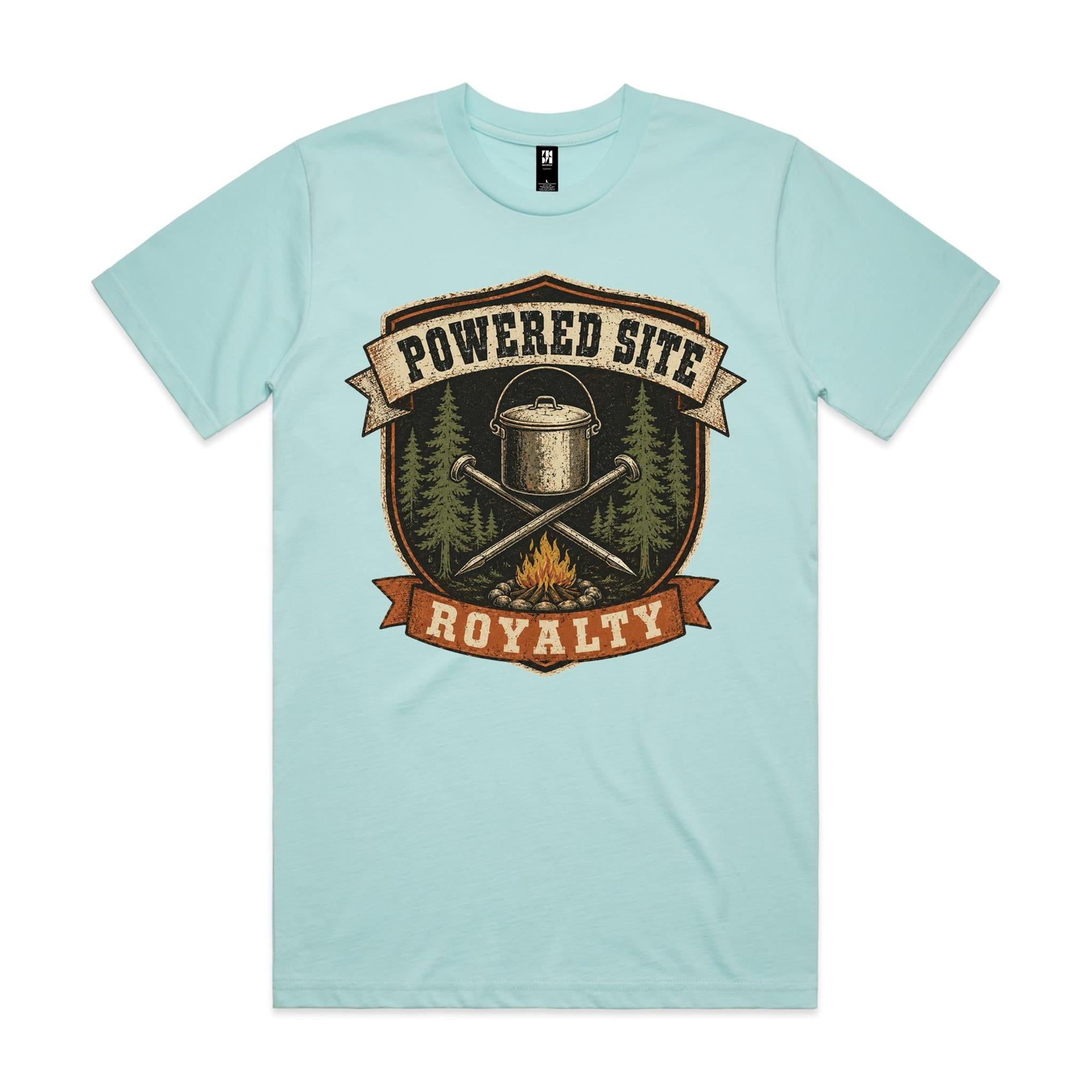 Powered Site Royalty — Camping Tee