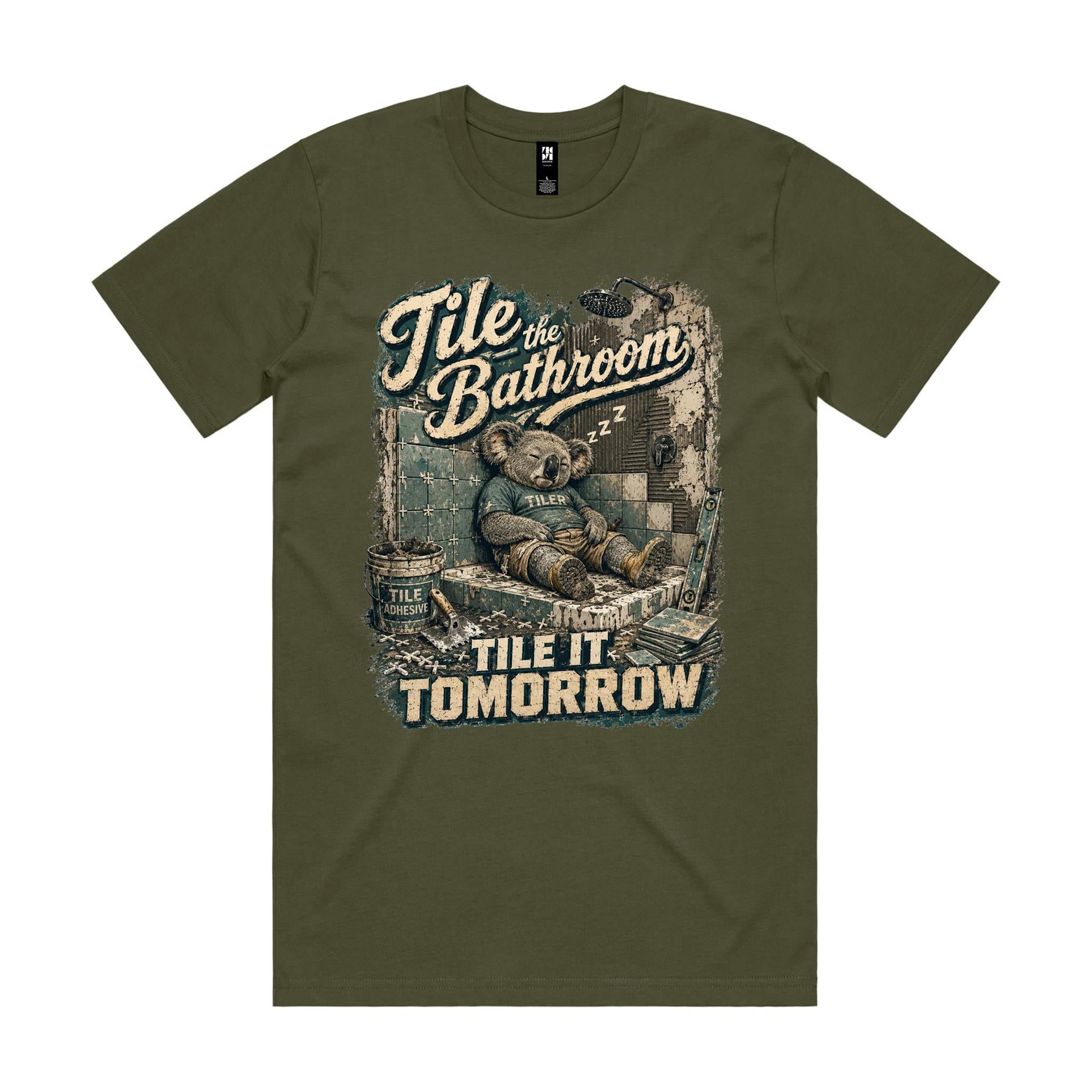 Tile the Bathroom — Tile It Tomorrow | Koala Tiler Tee