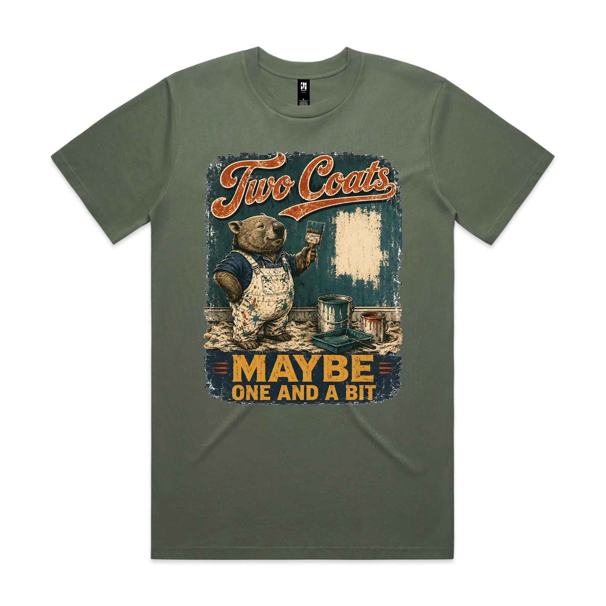 Two Coats — Maybe One and a Bit | Wombat Painter Tee