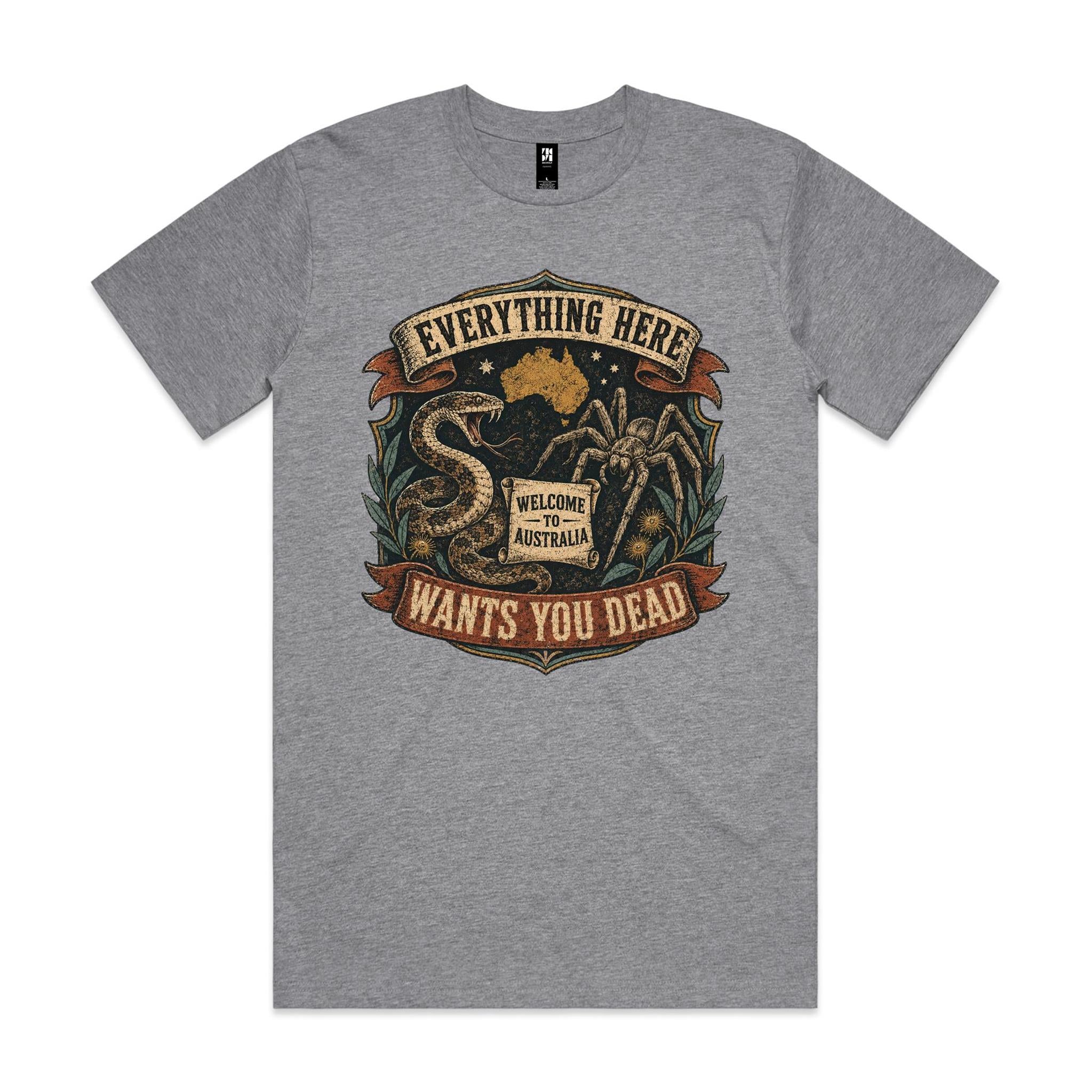 Everything Here Wants You Dead — Welcome to Australia Tee