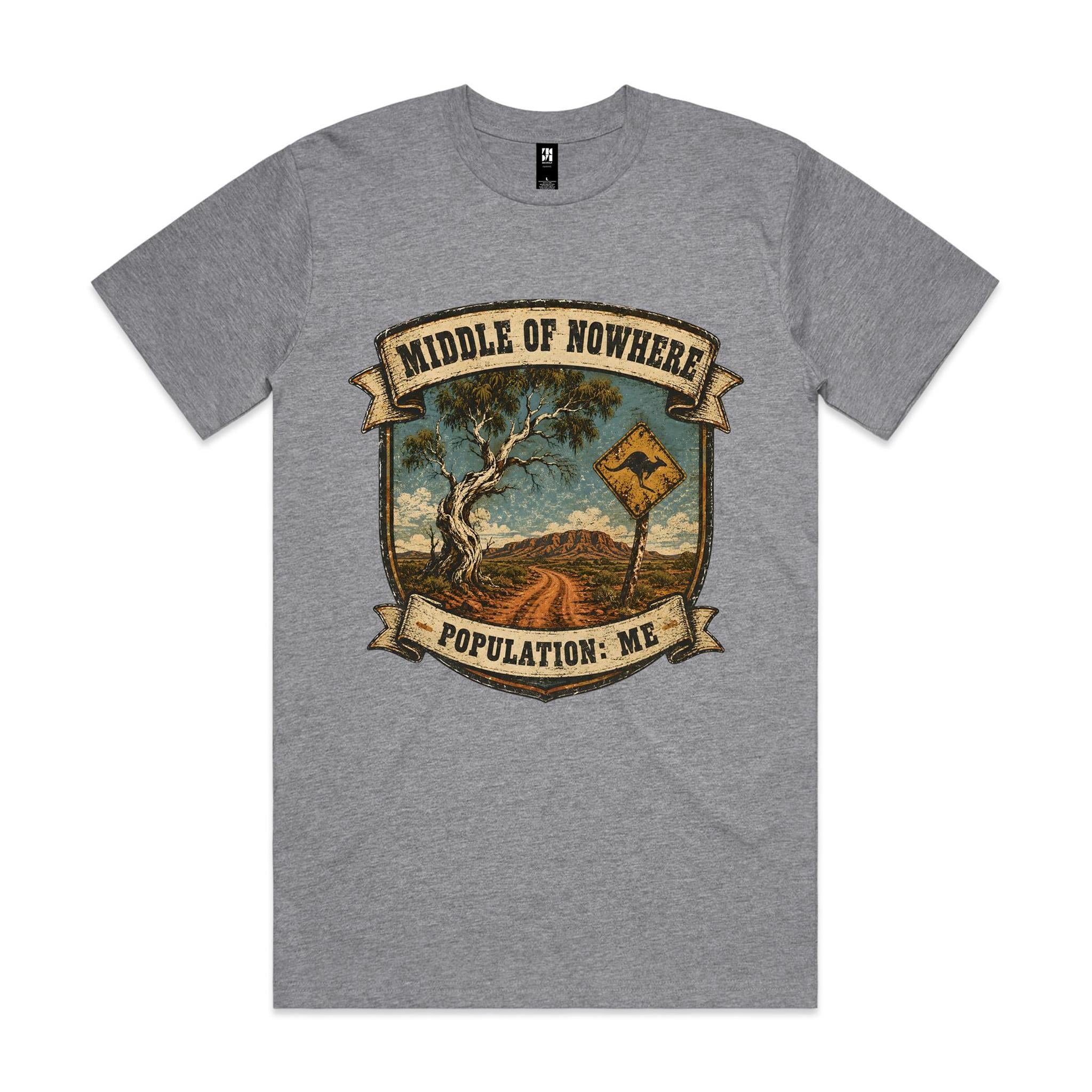 Middle of Nowhere, Population: Me — 4WD Tee