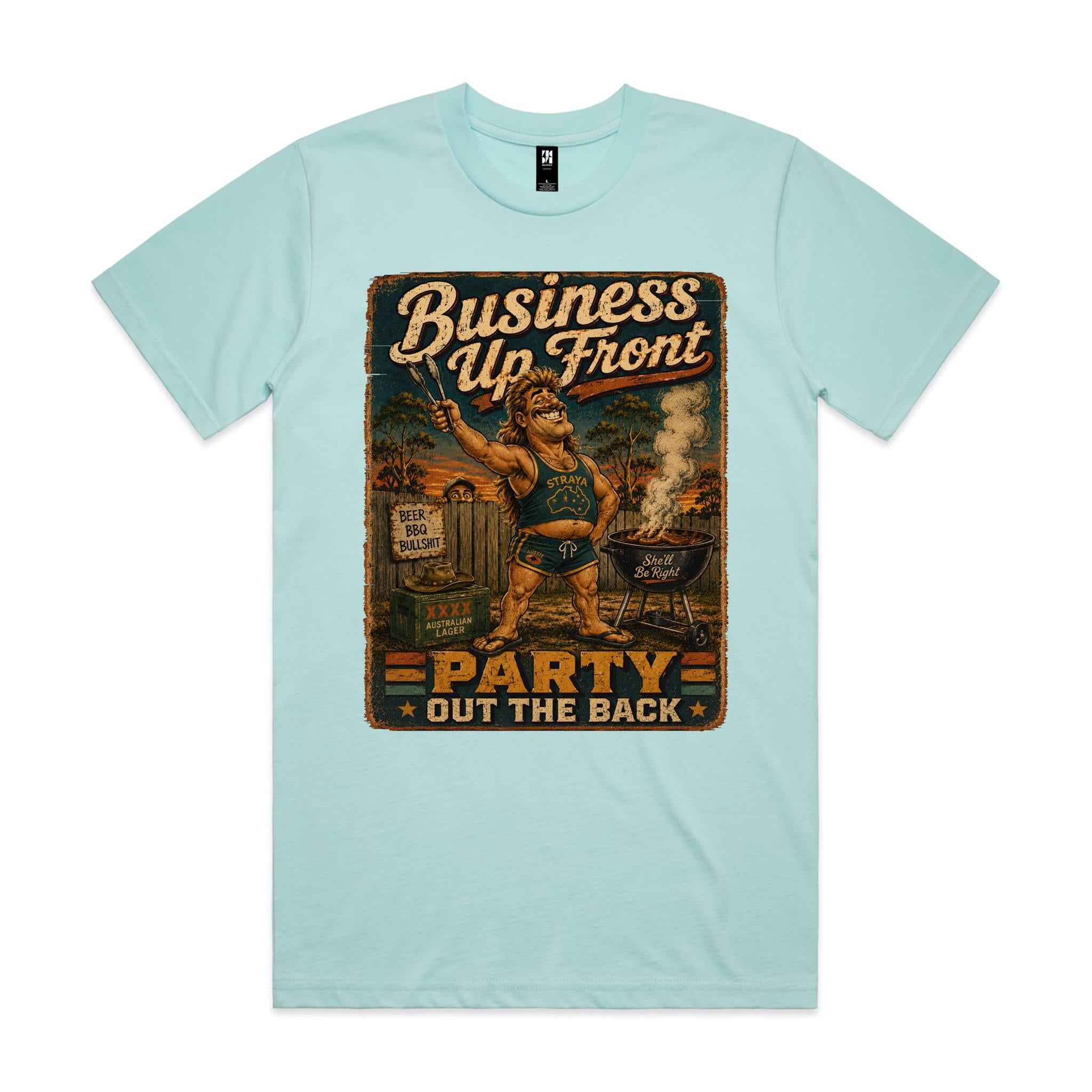 Business Up Front, Party Out the Back | Mullet Tee