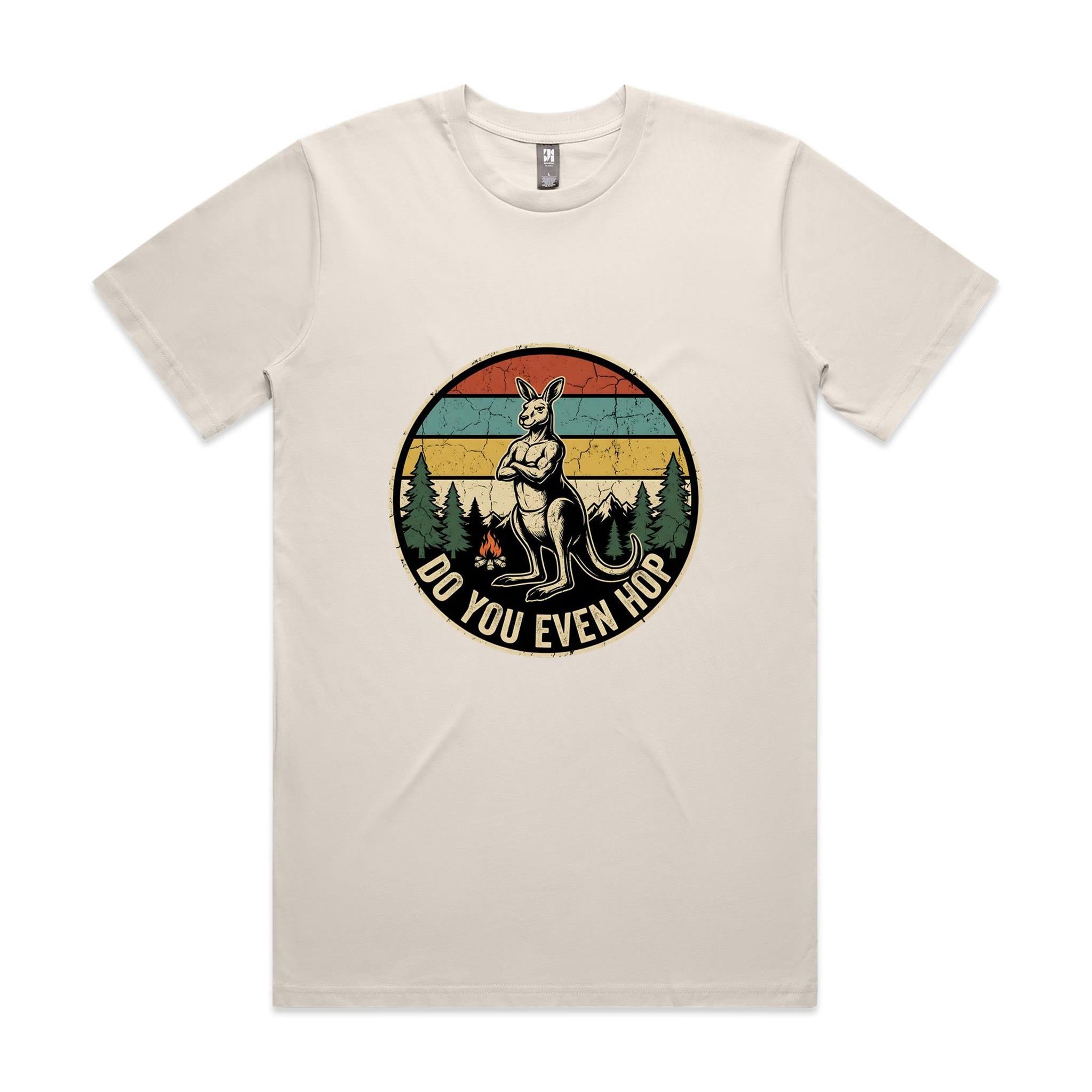 Do You Even Hop — Buff Kangaroo Retro Gym Tee