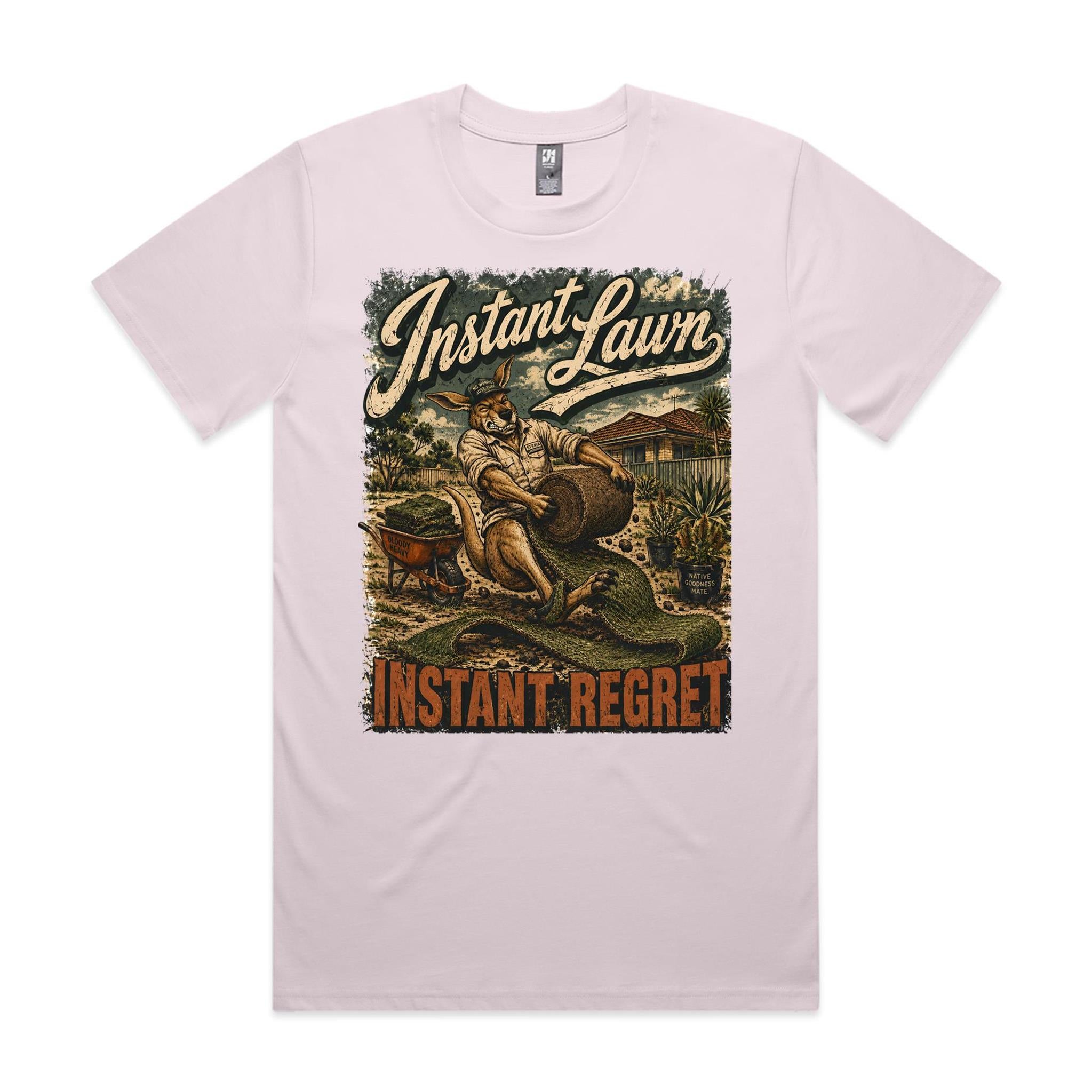 Instant Lawn — Instant Regret | Kangaroo Landscaping Tee