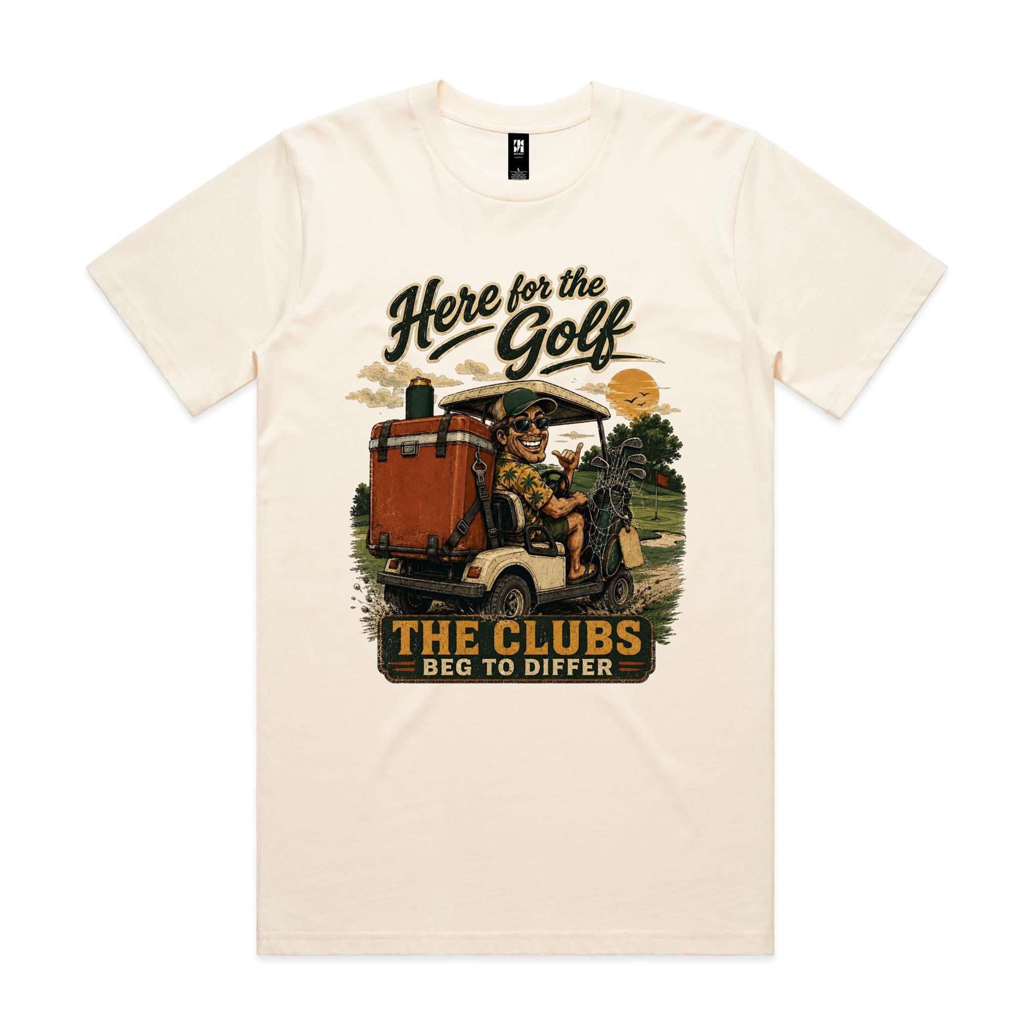 Here for the Golf | Golfer Tee