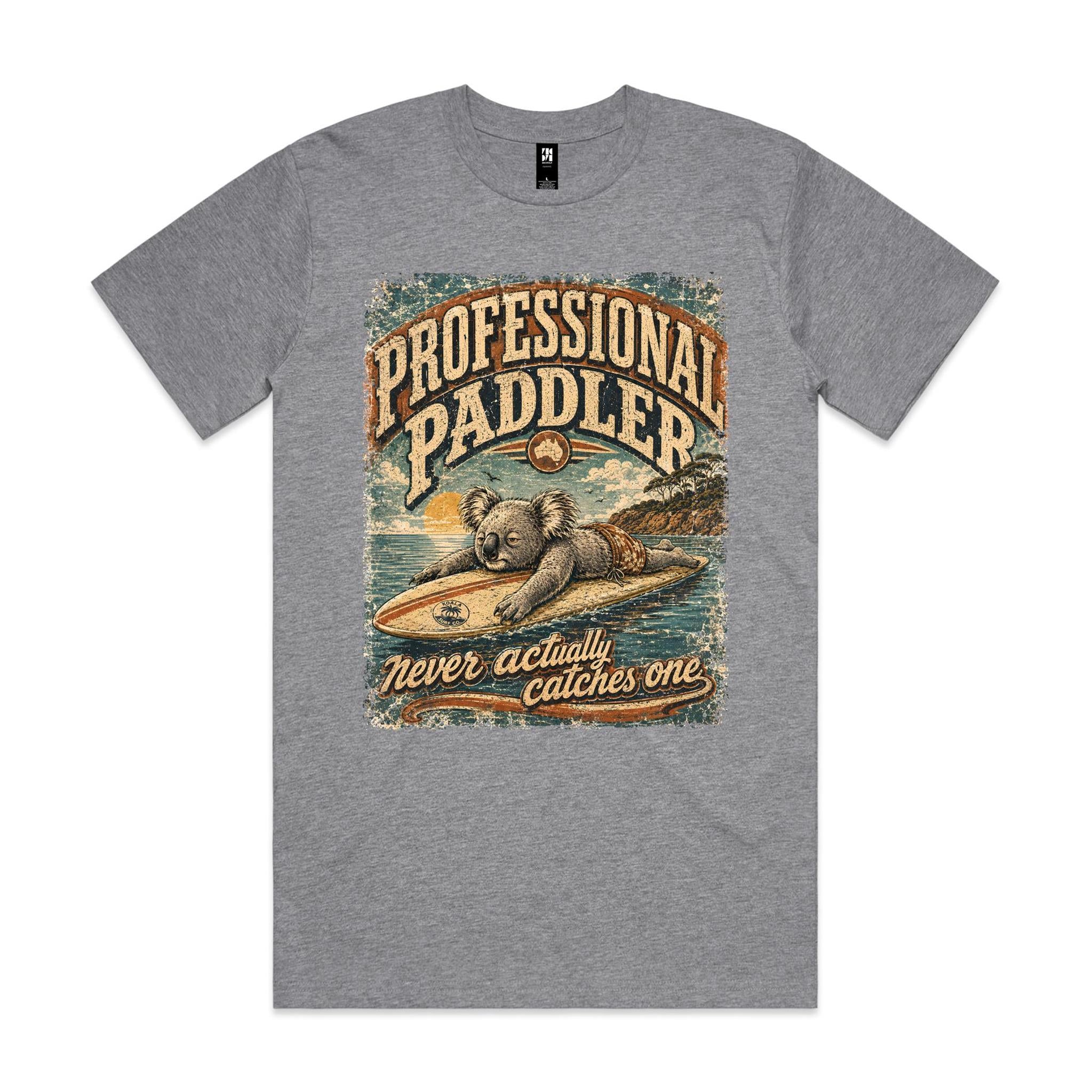 Professional Paddler — Never Actually Catches One | Koala Surf Tee