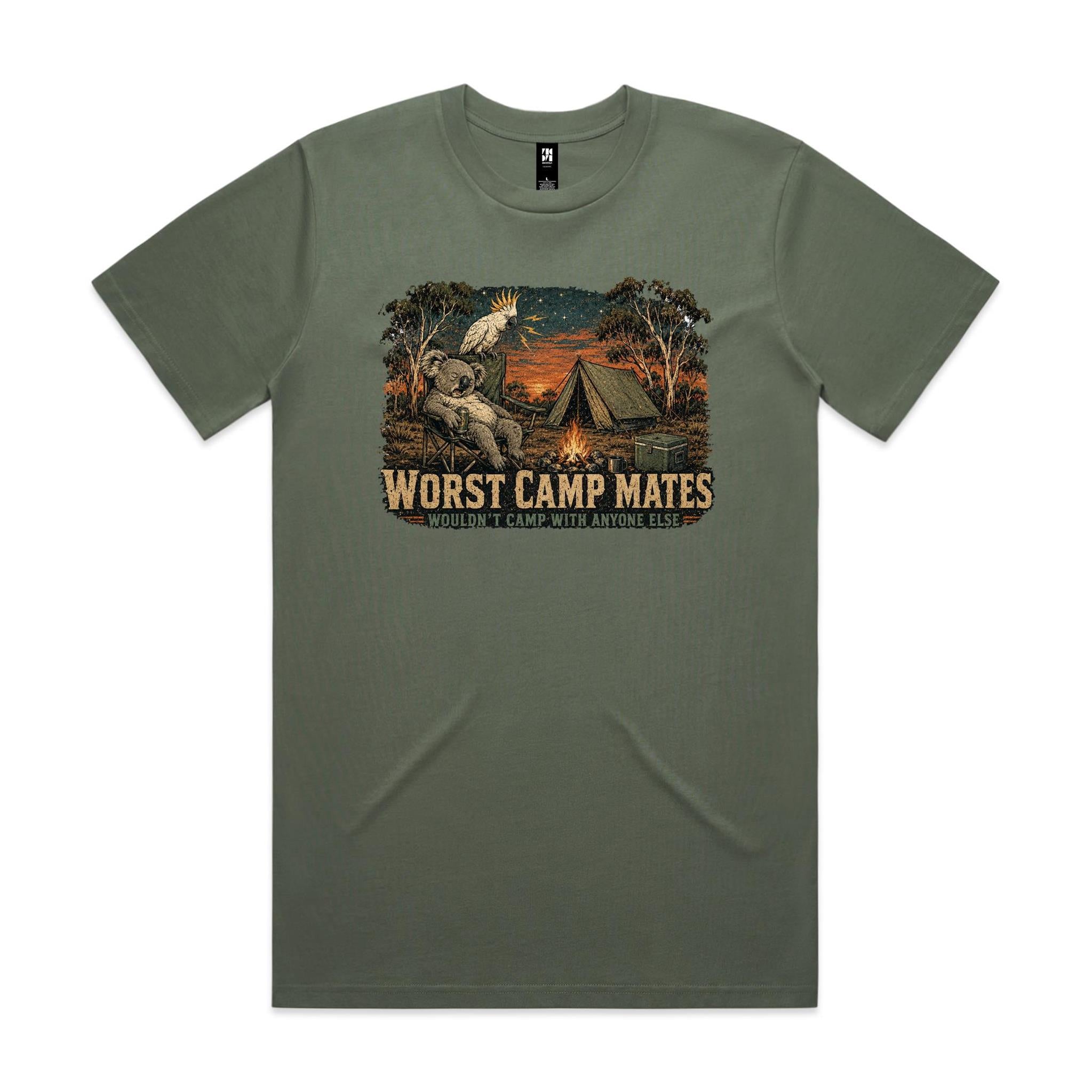 Worst Camp Mates — Wouldn't Camp With Anyone Else | Koala Cockatoo Tee