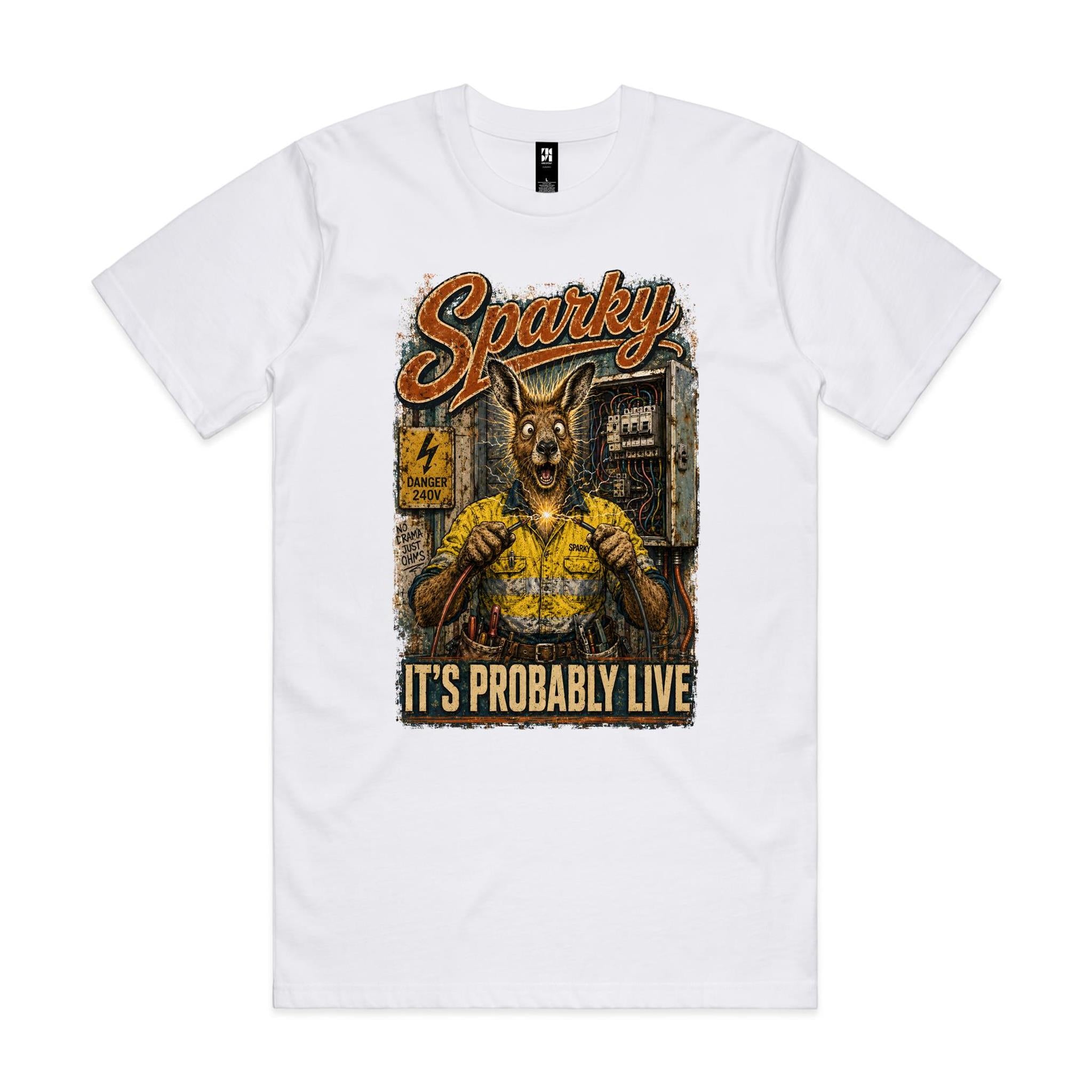 Sparky — It's Probably Live | Kangaroo Sparky Tee