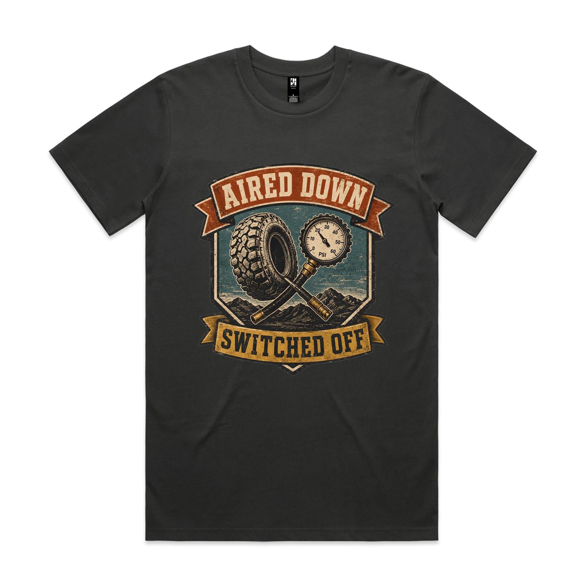 Aired Down, Switched Off — 4WD Tee