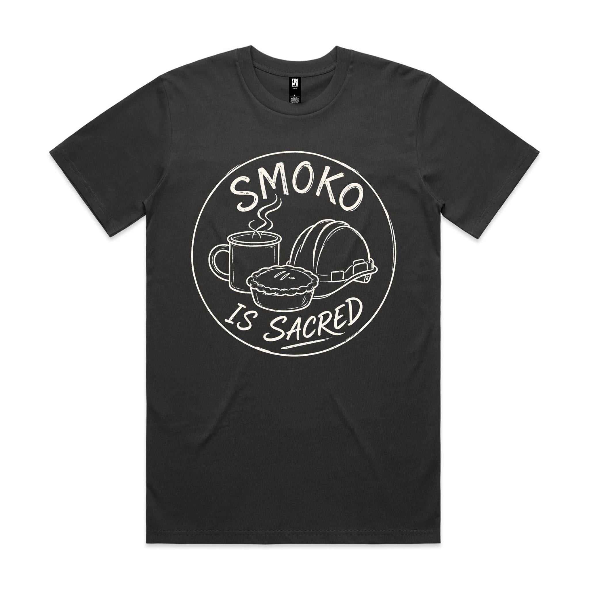 Smoko Is Sacred — Tradie Tee