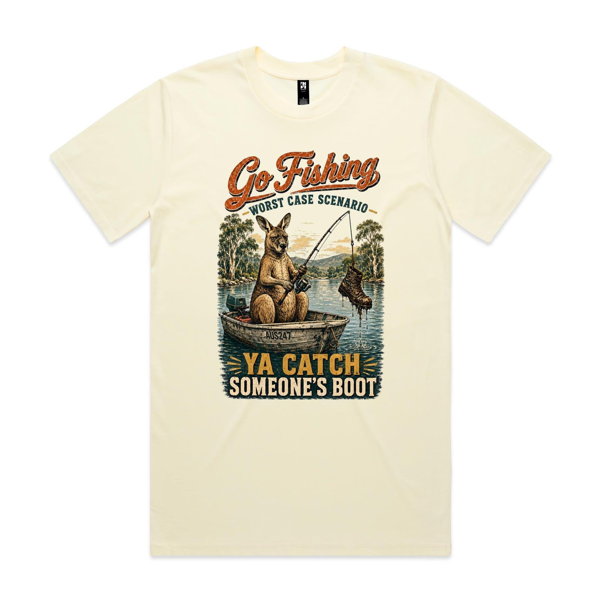 Ya Catch Someone's Boot | Kangaroo Fishing Tee