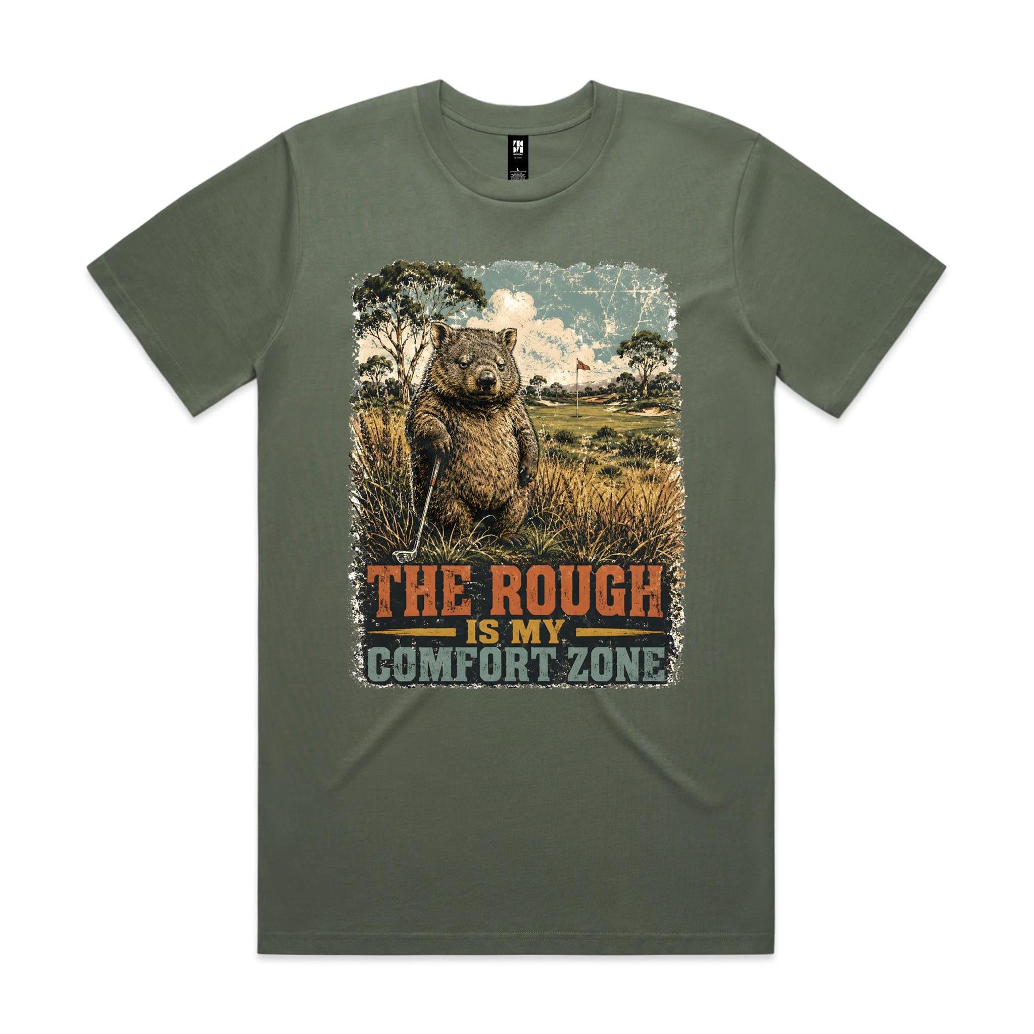 The Rough Is My Comfort Zone — Wombat Golf Tee