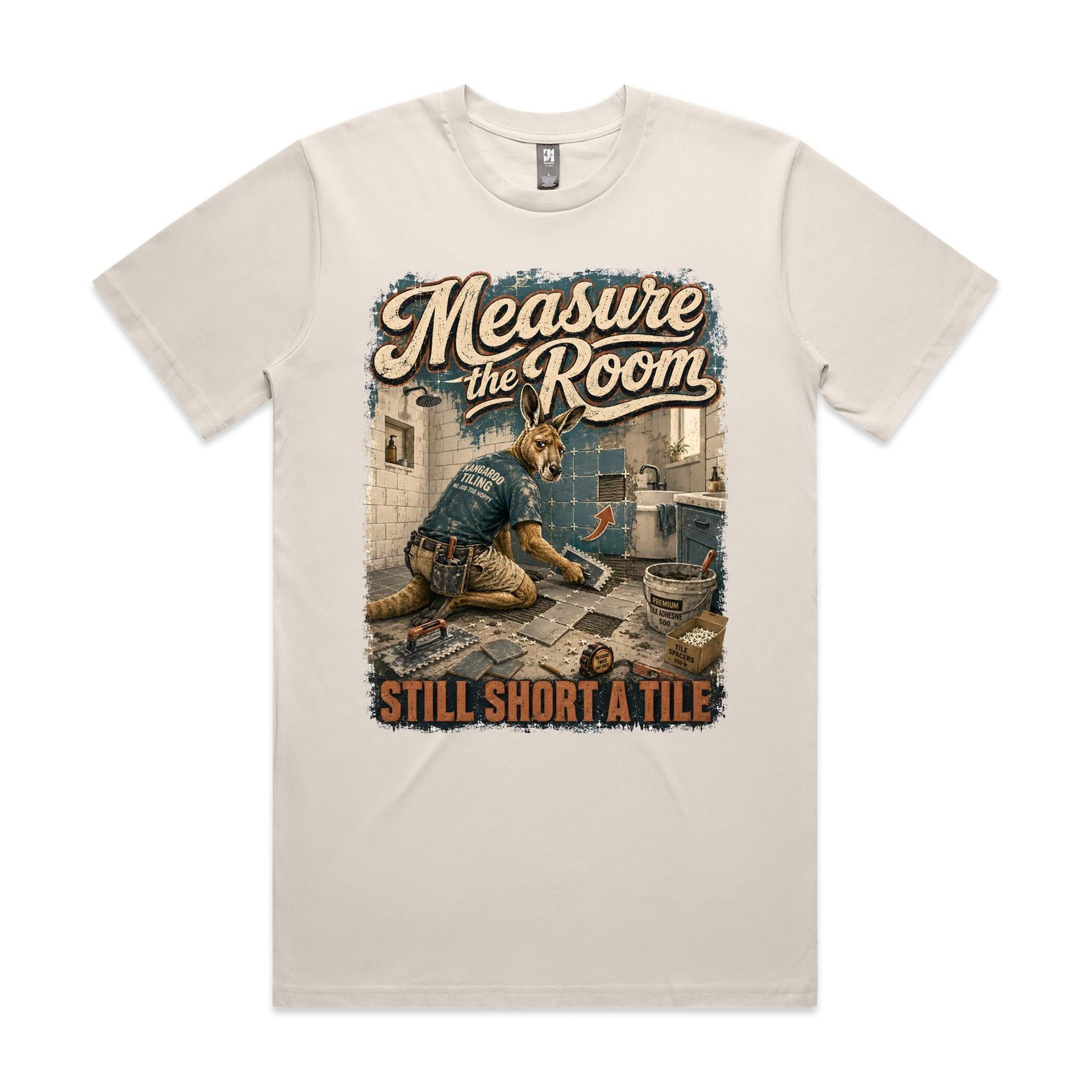 Measure the Room — Still Short a Tile | Kangaroo Tiler Tee
