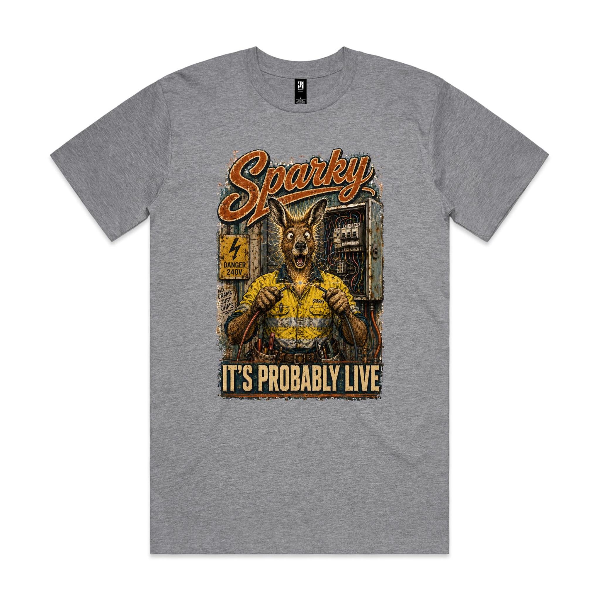 Sparky — It's Probably Live | Kangaroo Sparky Tee