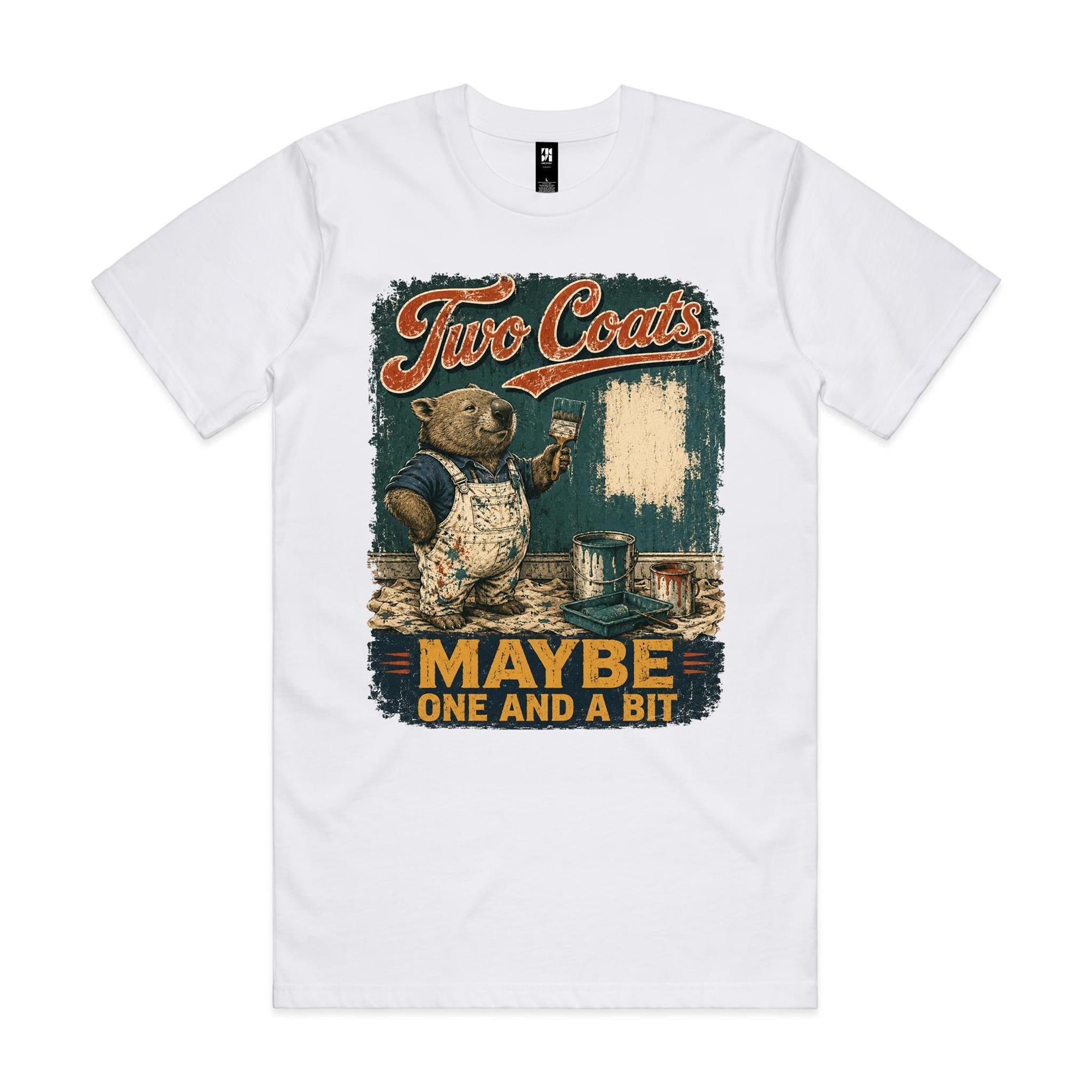 Two Coats — Maybe One and a Bit | Wombat Painter Tee