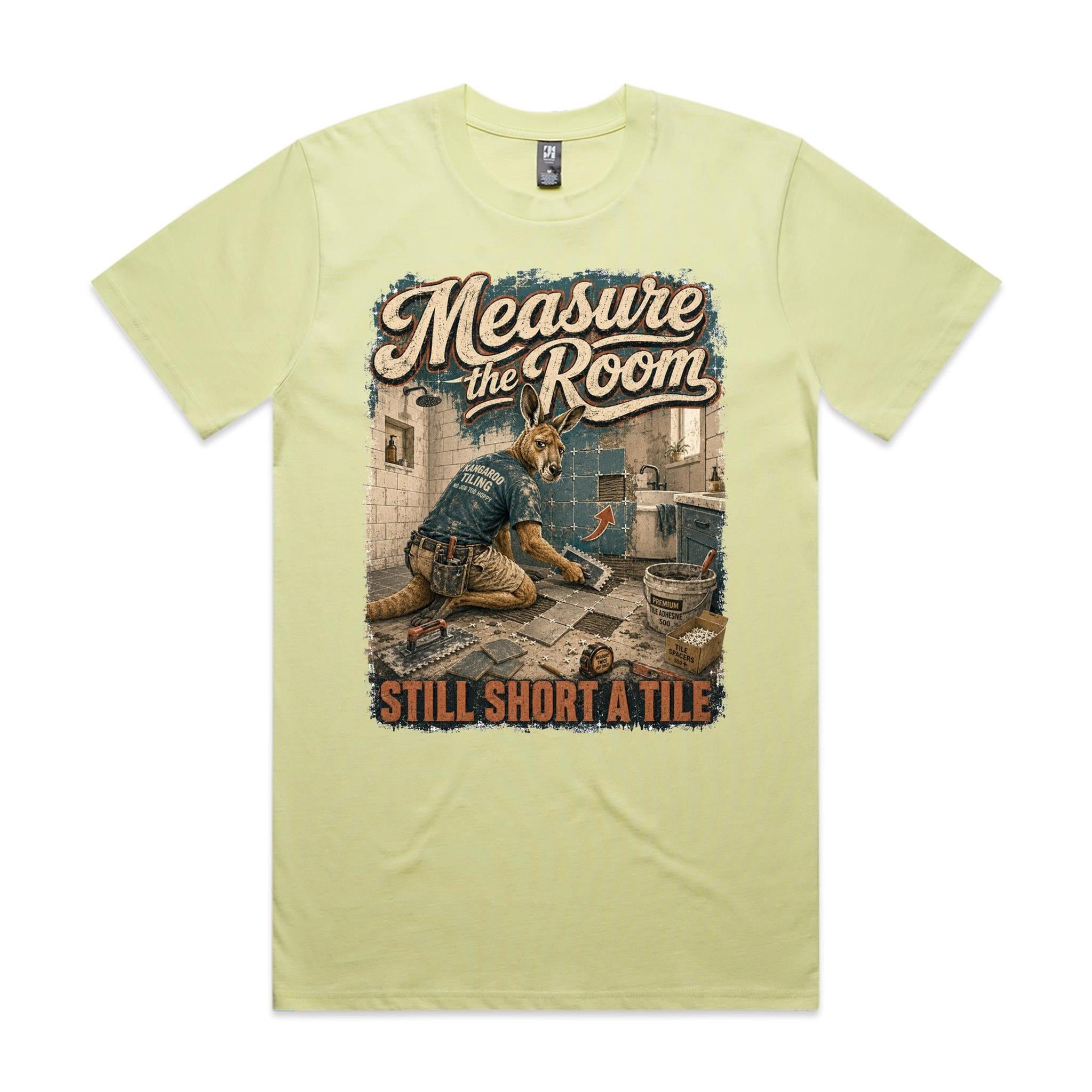 Measure the Room — Still Short a Tile | Kangaroo Tiler Tee