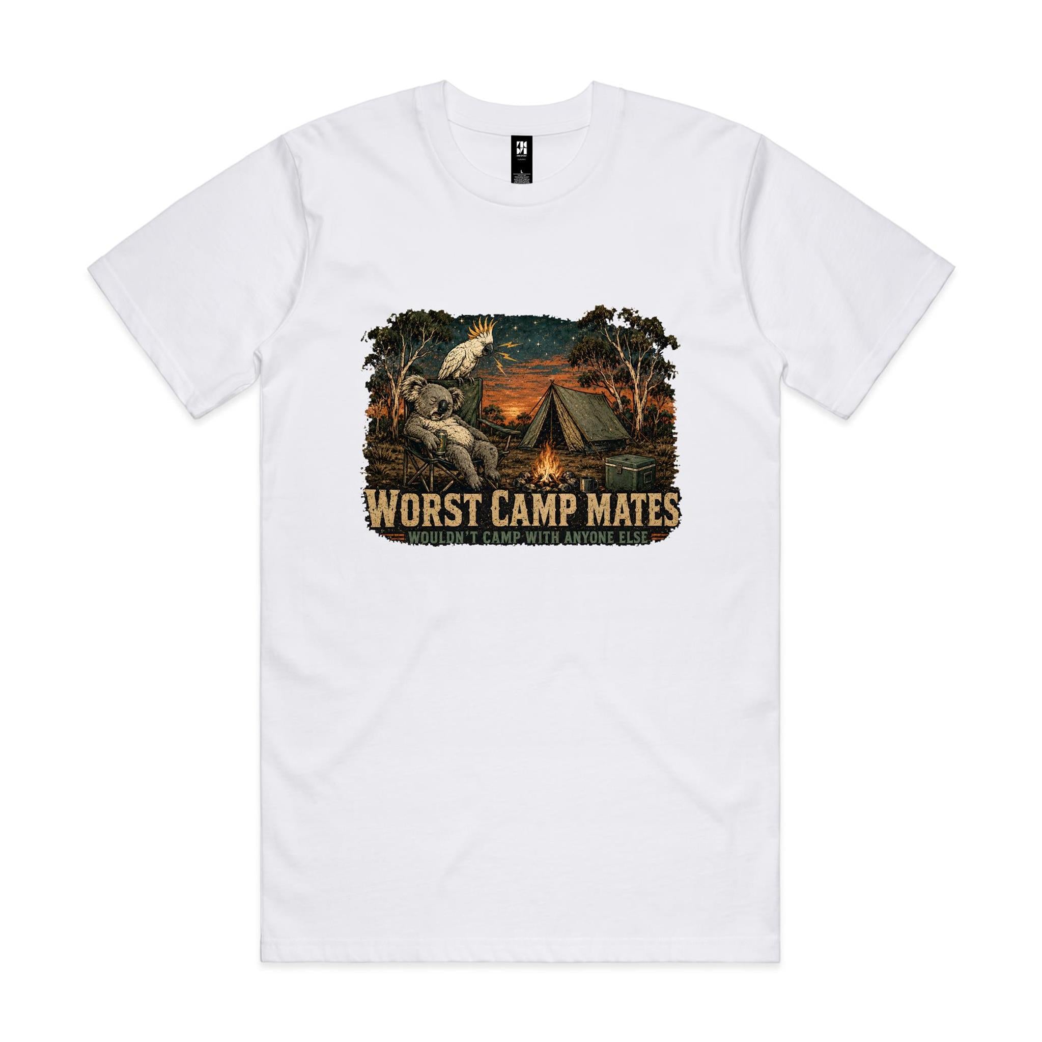 Worst Camp Mates — Wouldn't Camp With Anyone Else | Koala Cockatoo Tee