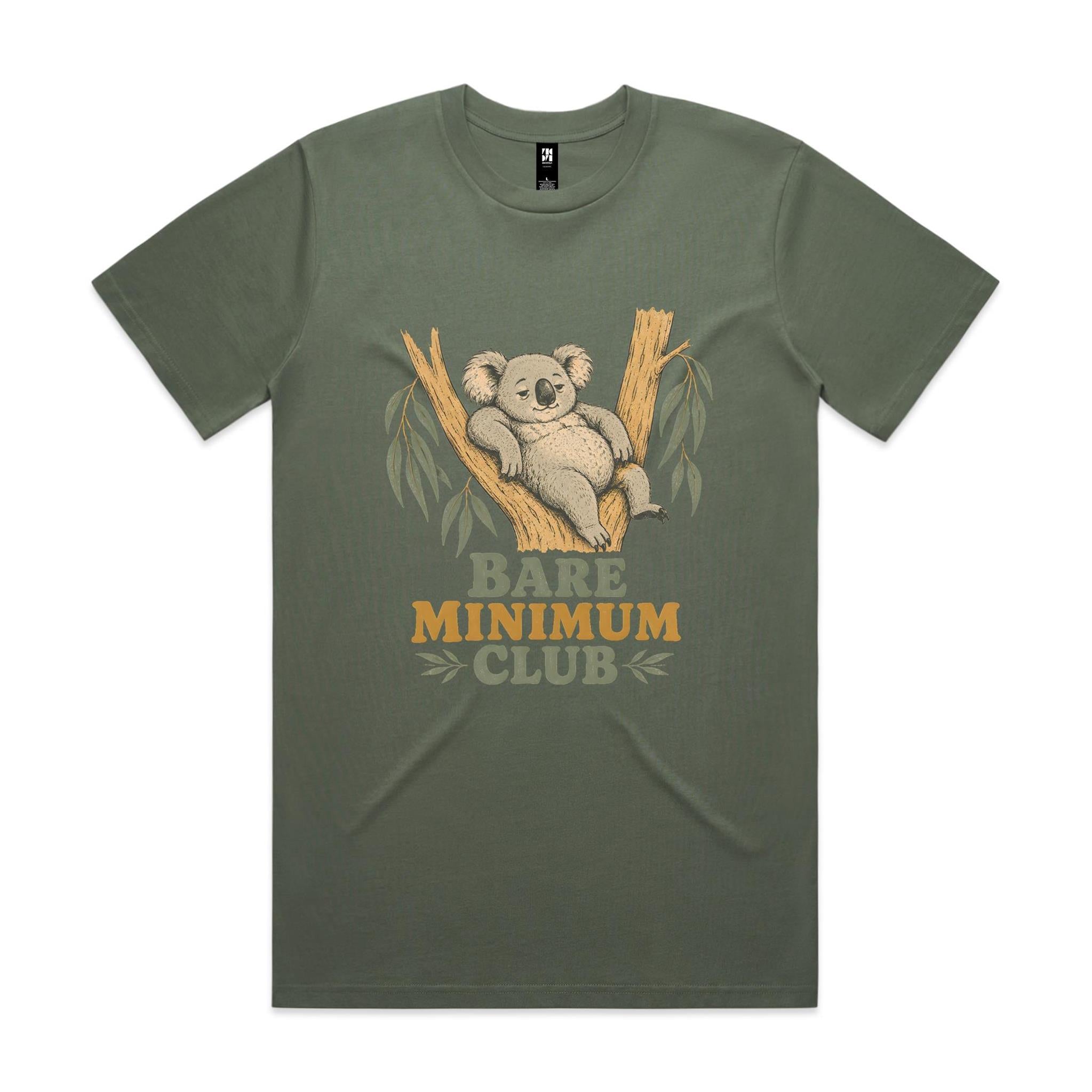 Bare Minimum Club — Lazy Koala Tee