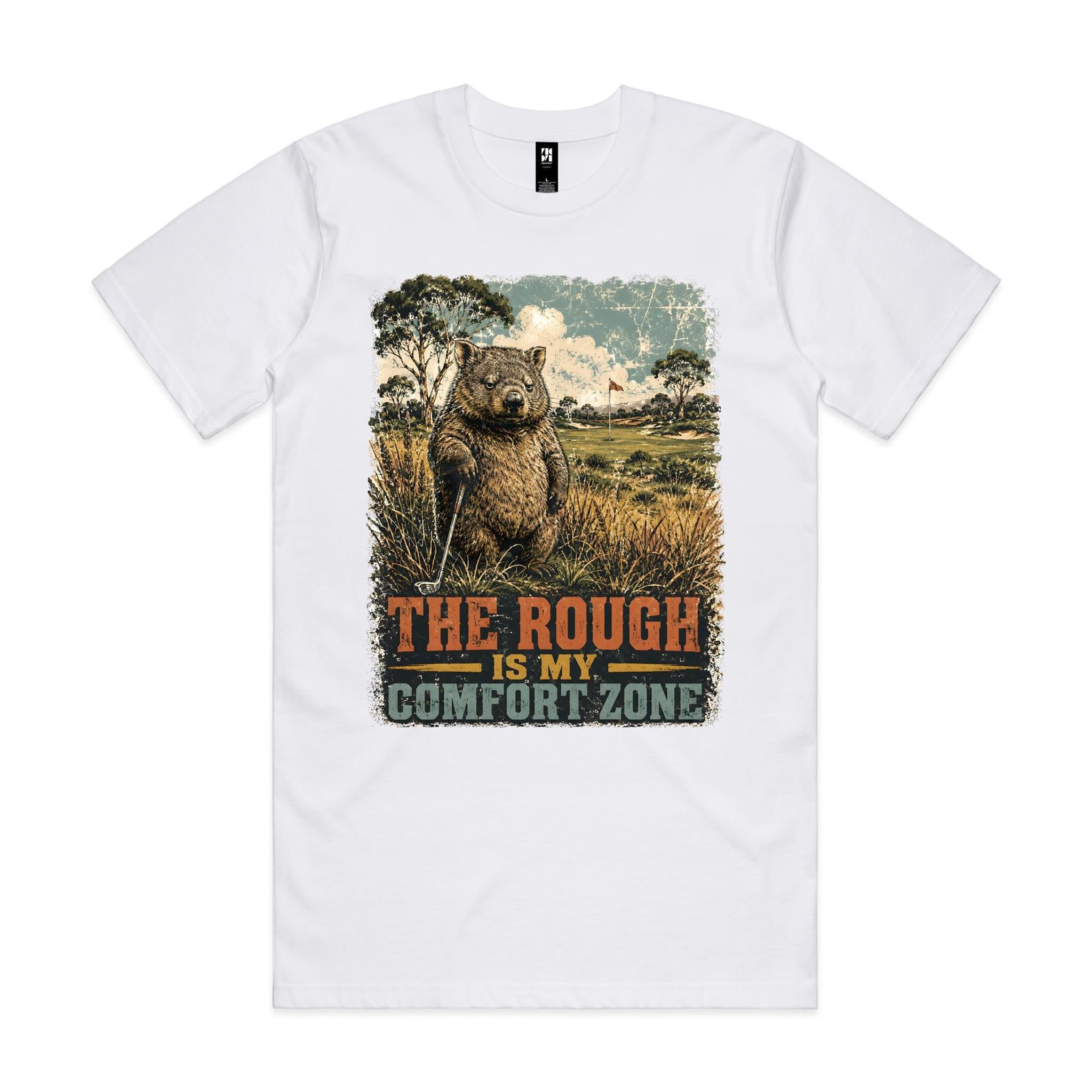 The Rough Is My Comfort Zone — Wombat Golf Tee