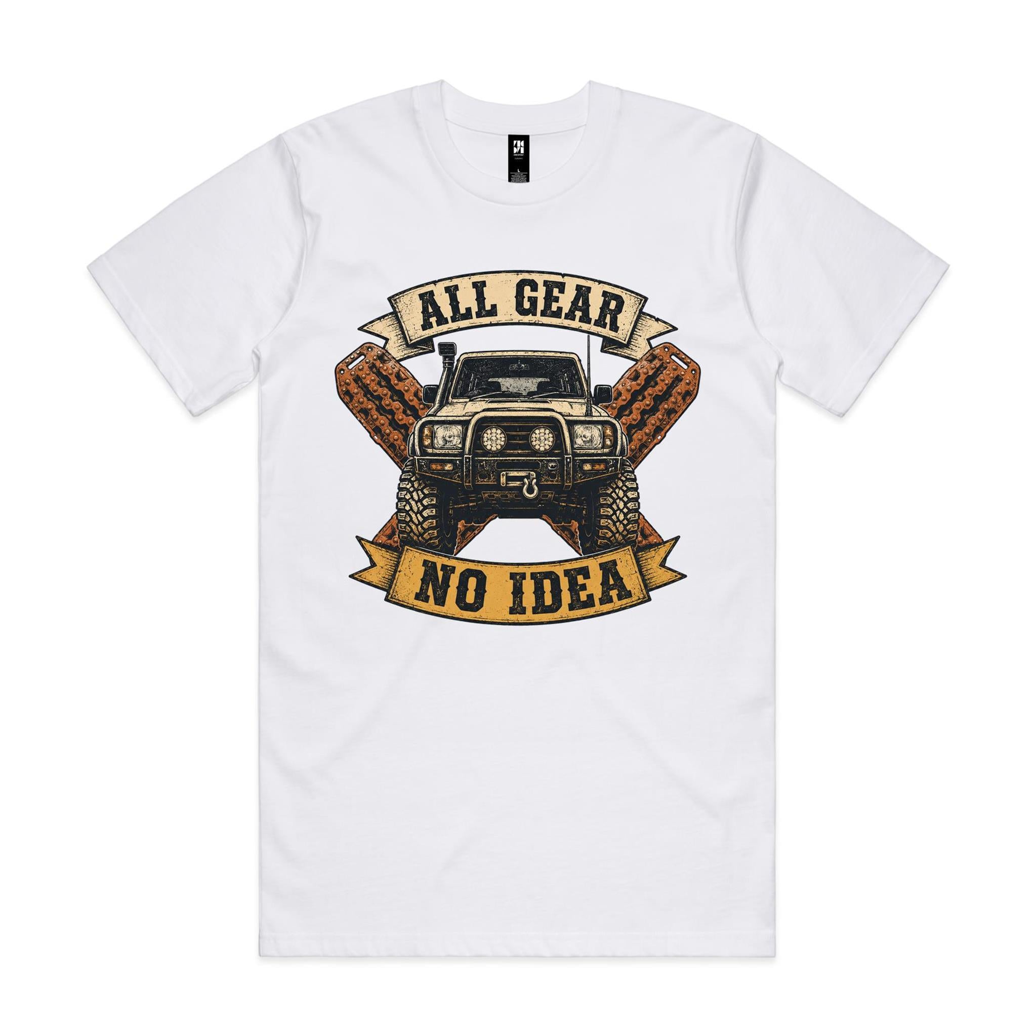 All Gear, No Idea — 4WD Tee