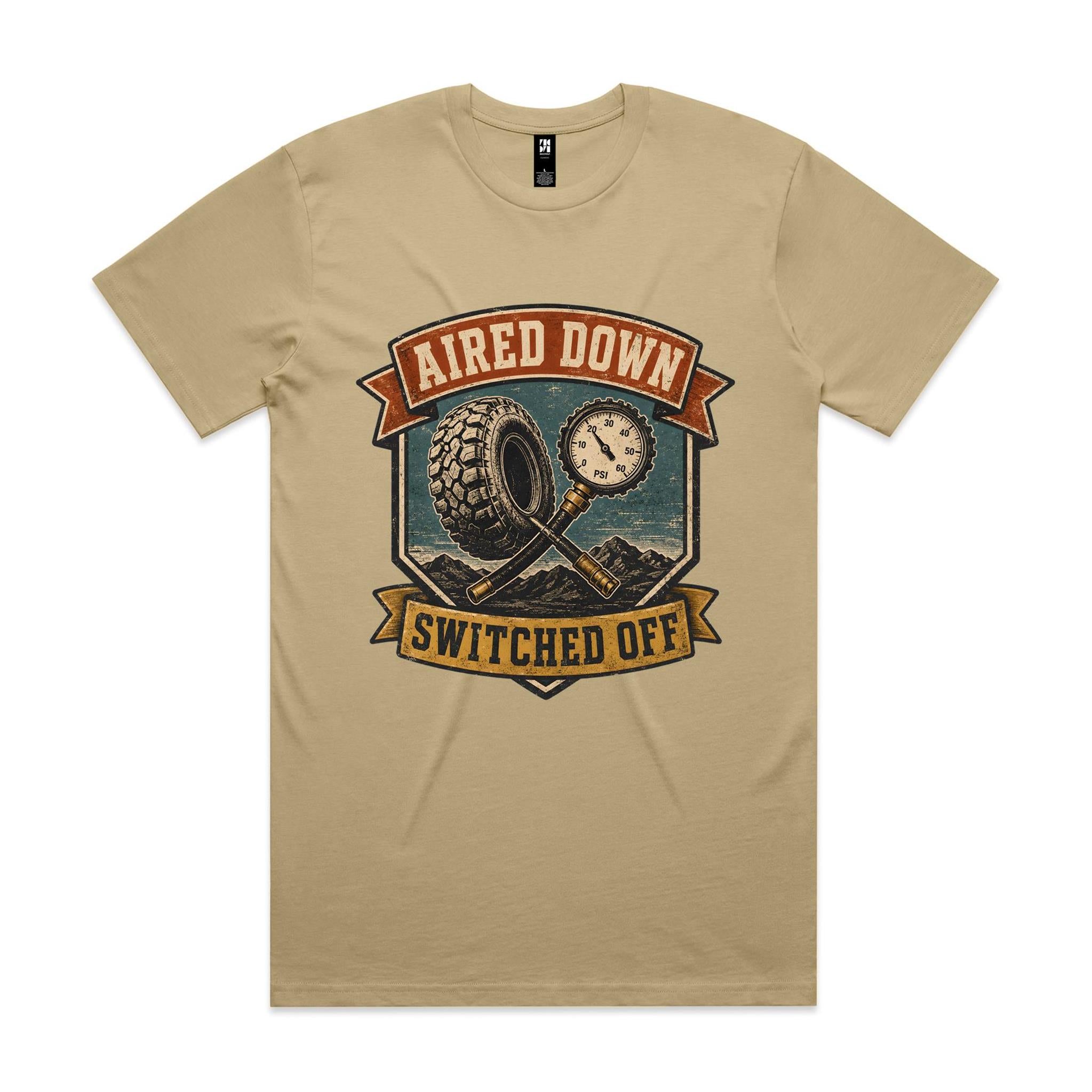 Aired Down, Switched Off — 4WD Tee