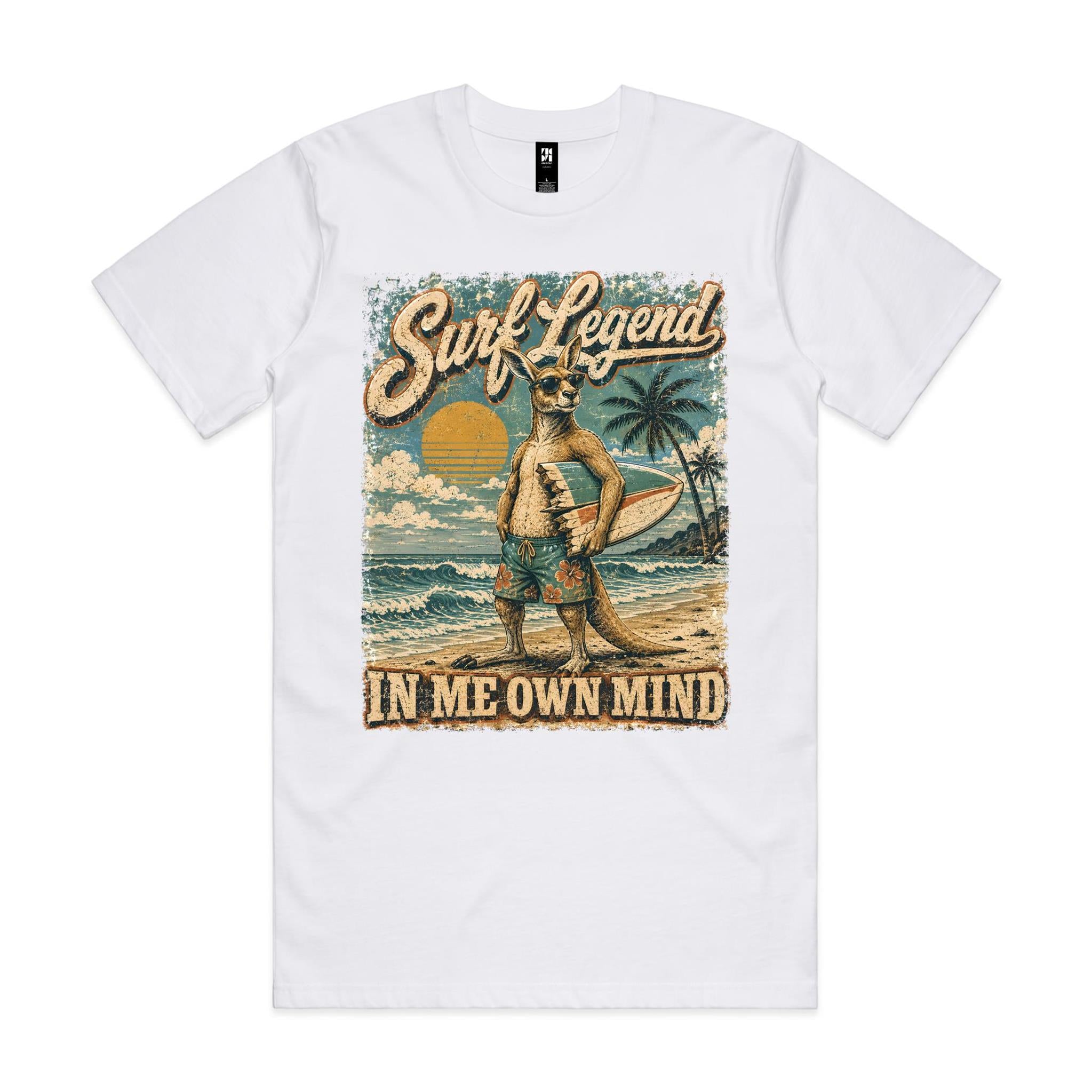 Surf Legend — In Me Own Mind | Kangaroo Surf Tee
