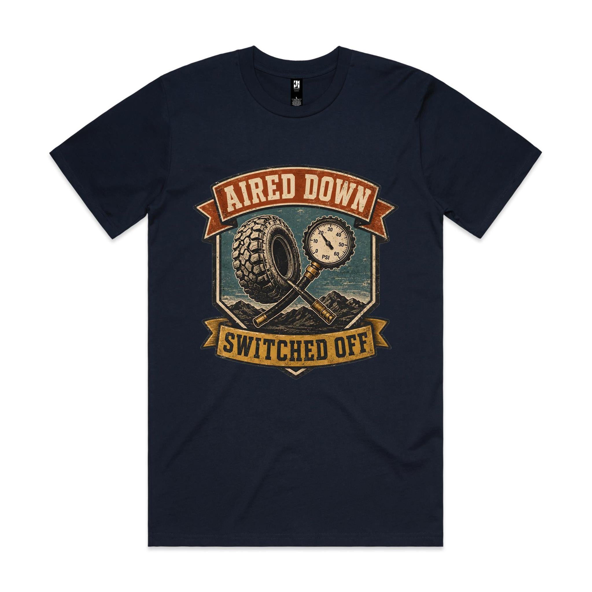 Aired Down, Switched Off — 4WD Tee
