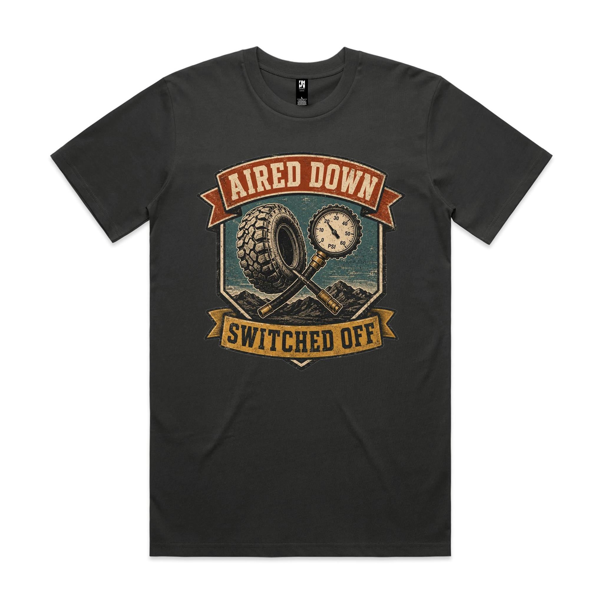 Aired Down, Switched Off — 4WD Tee