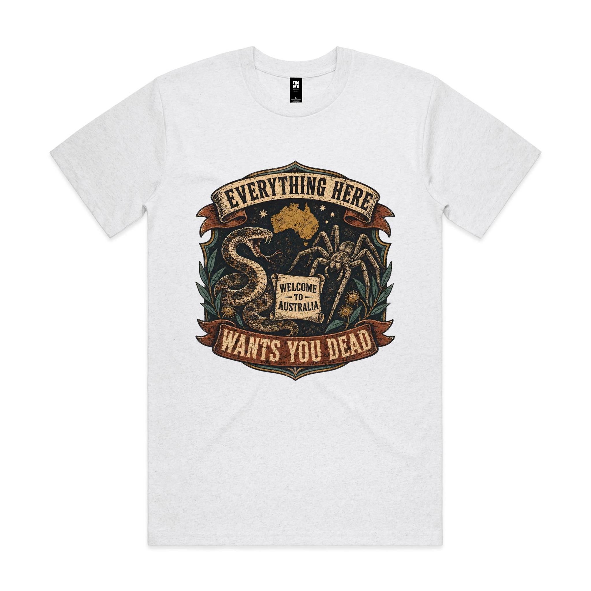 Everything Here Wants You Dead — Welcome to Australia Tee
